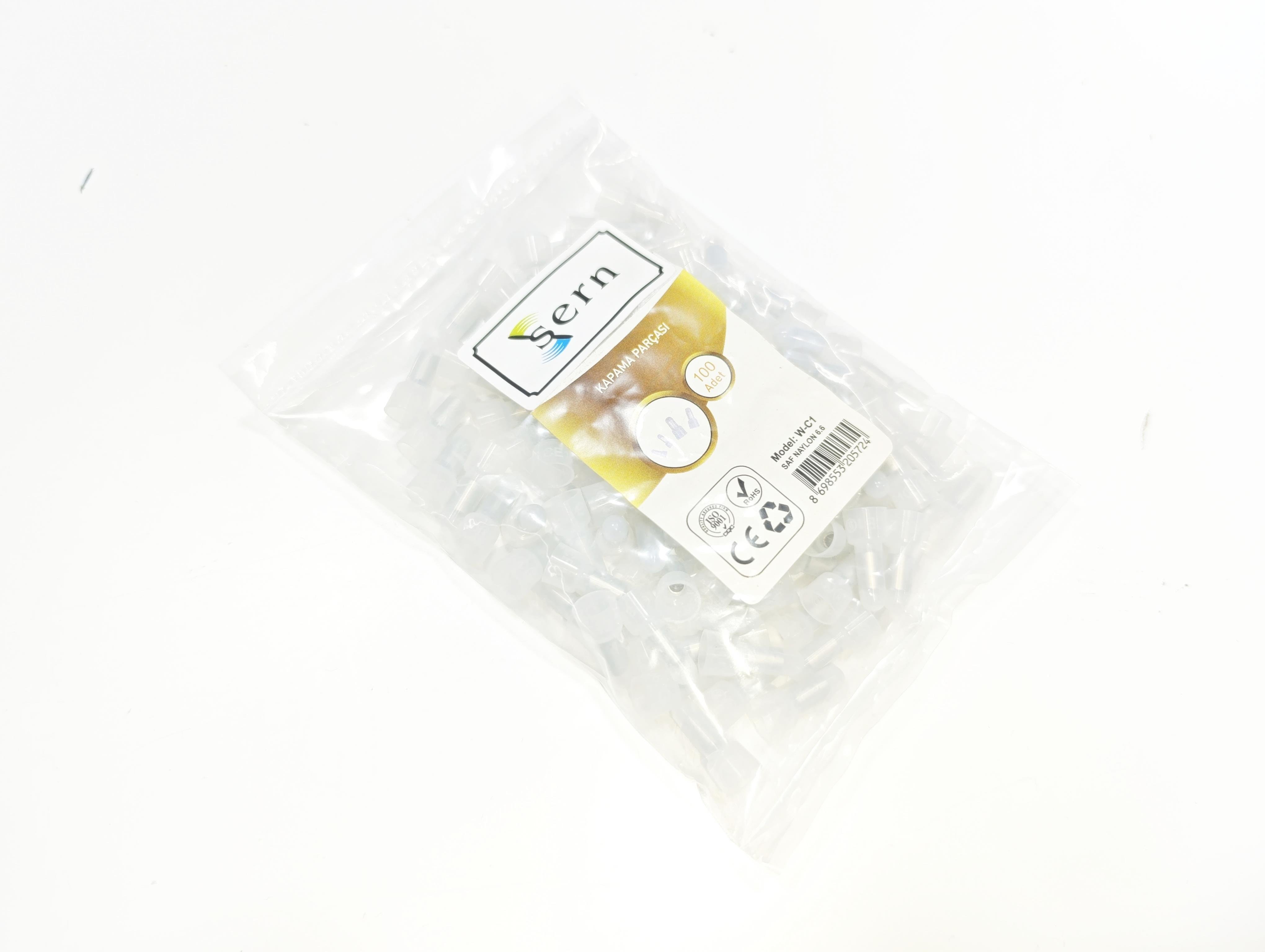 06. Cable Ties and AccessoriesW-C1 White Plastic End Cap – Cable Hole Cover Plug – Pack of 100W-C1 White Plastic End Cap – Cable Hole Cover Plug – Pack of 100