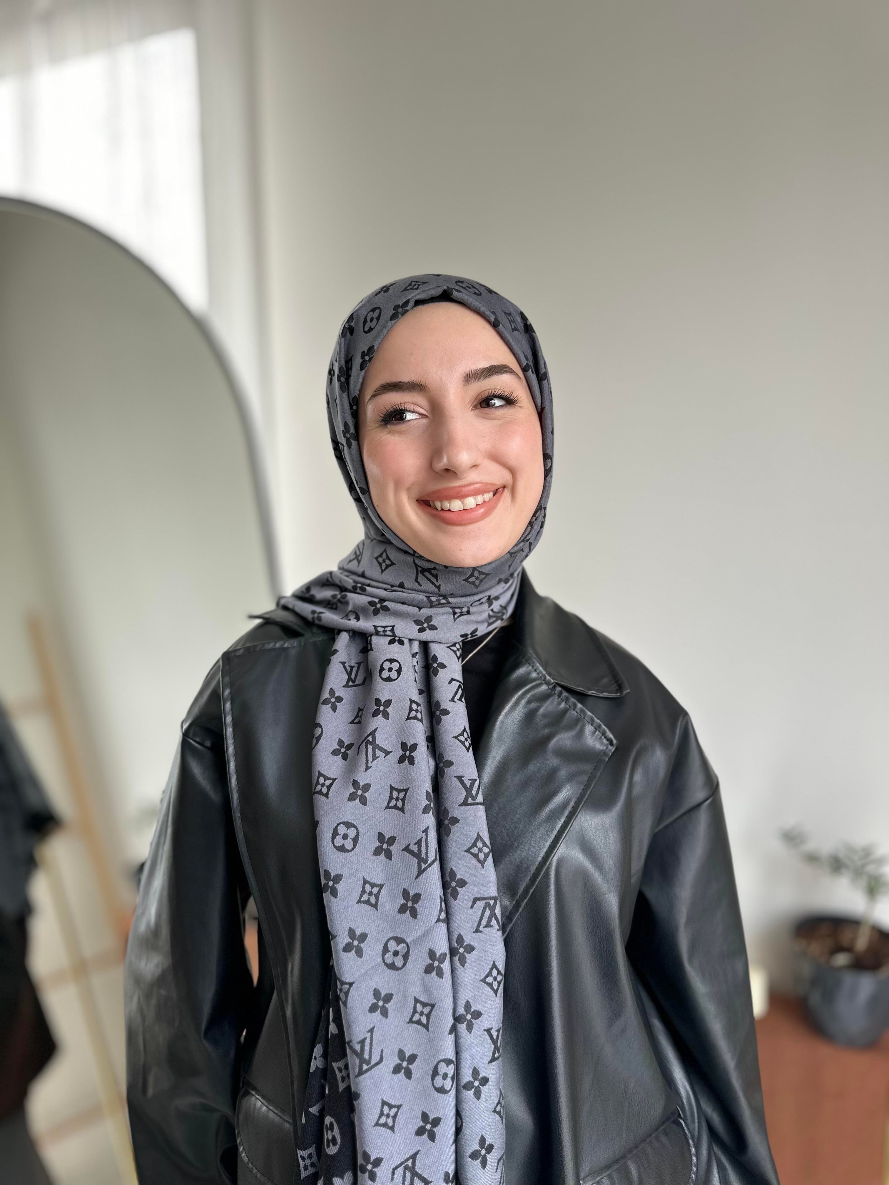 Antrasit LV Desen Kaşmir Şal