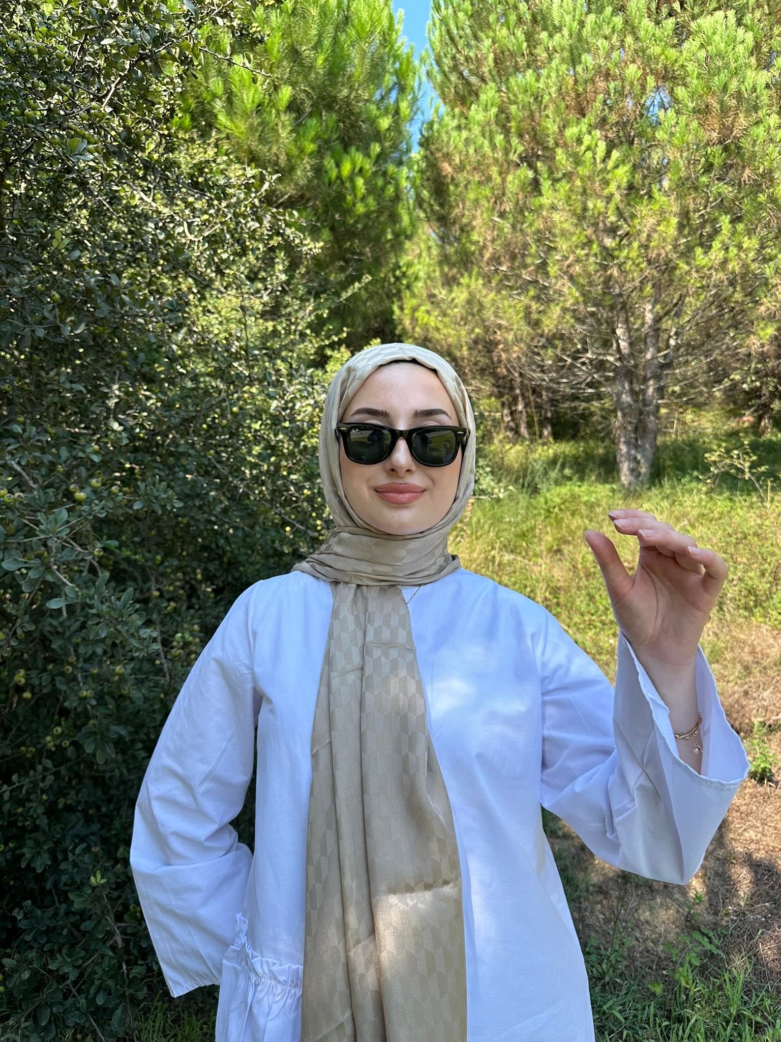 BAL BEJİ QOZA DESEN İPEKSİ JAKAR ŞAL