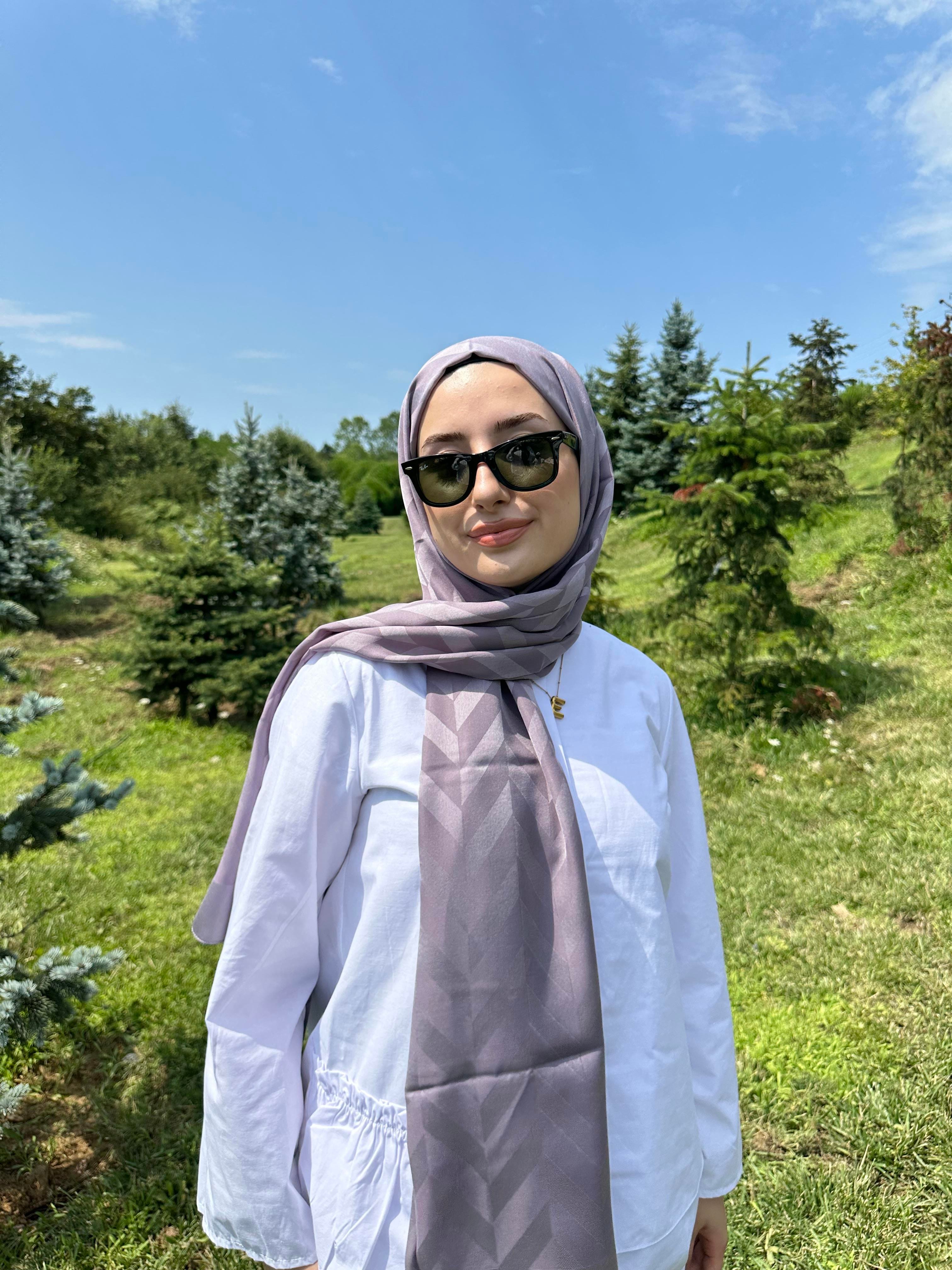 DEVE DİKENİ BALIKSIRTI DESEN JAKAR ŞAL