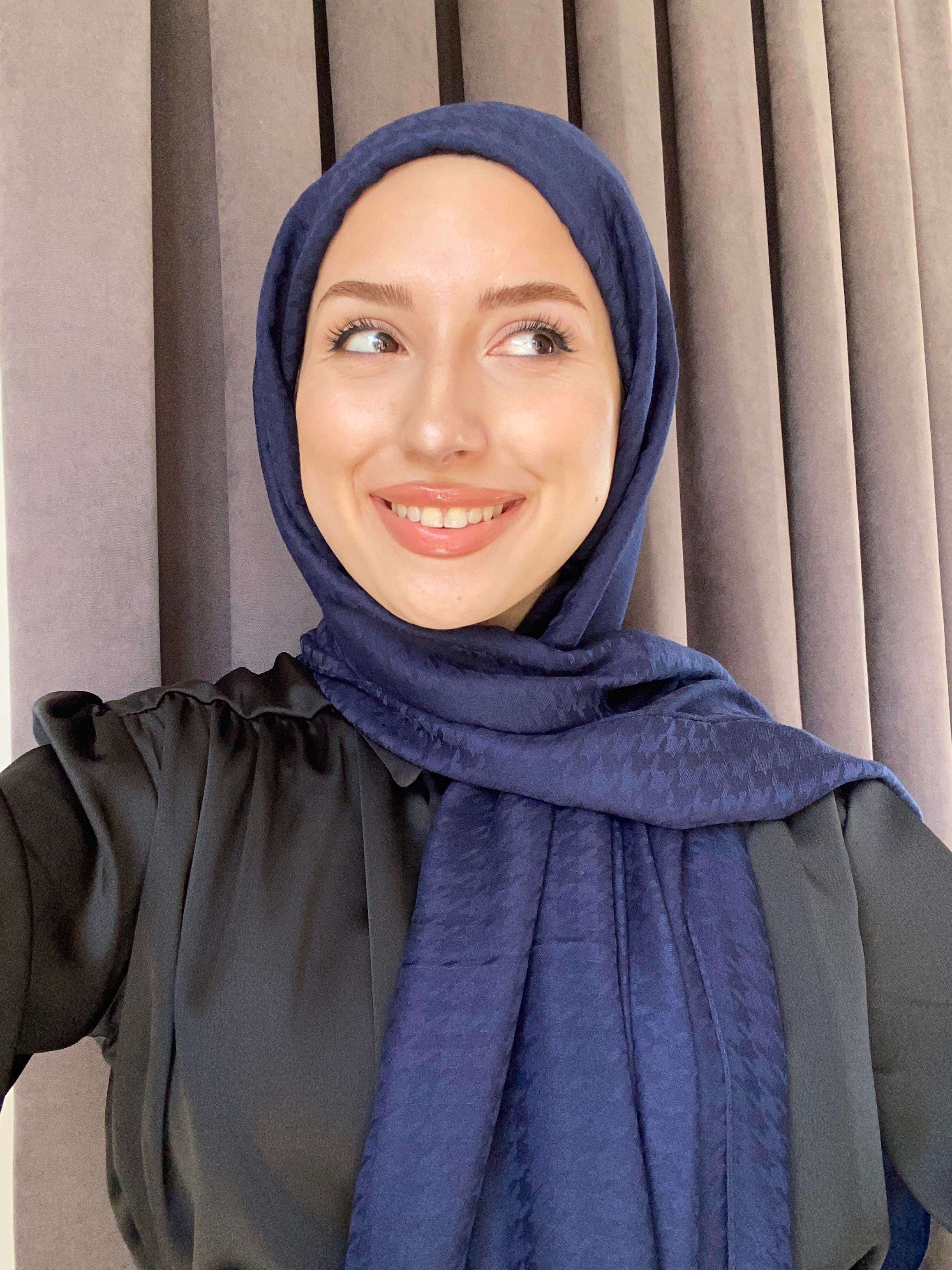 LACİVERT KAZAYAĞI DESEN ŞAL