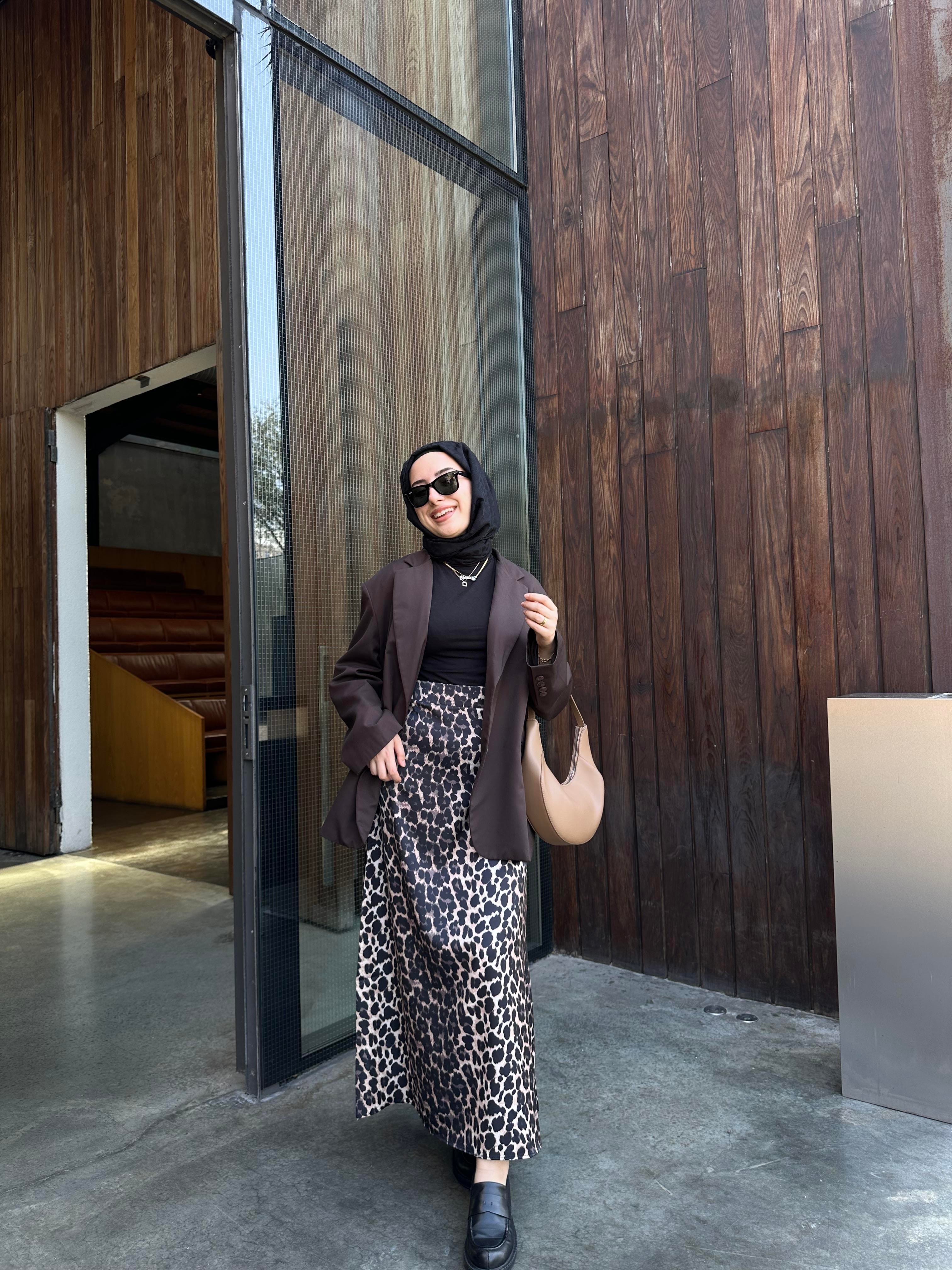 Leopar Saten Etek