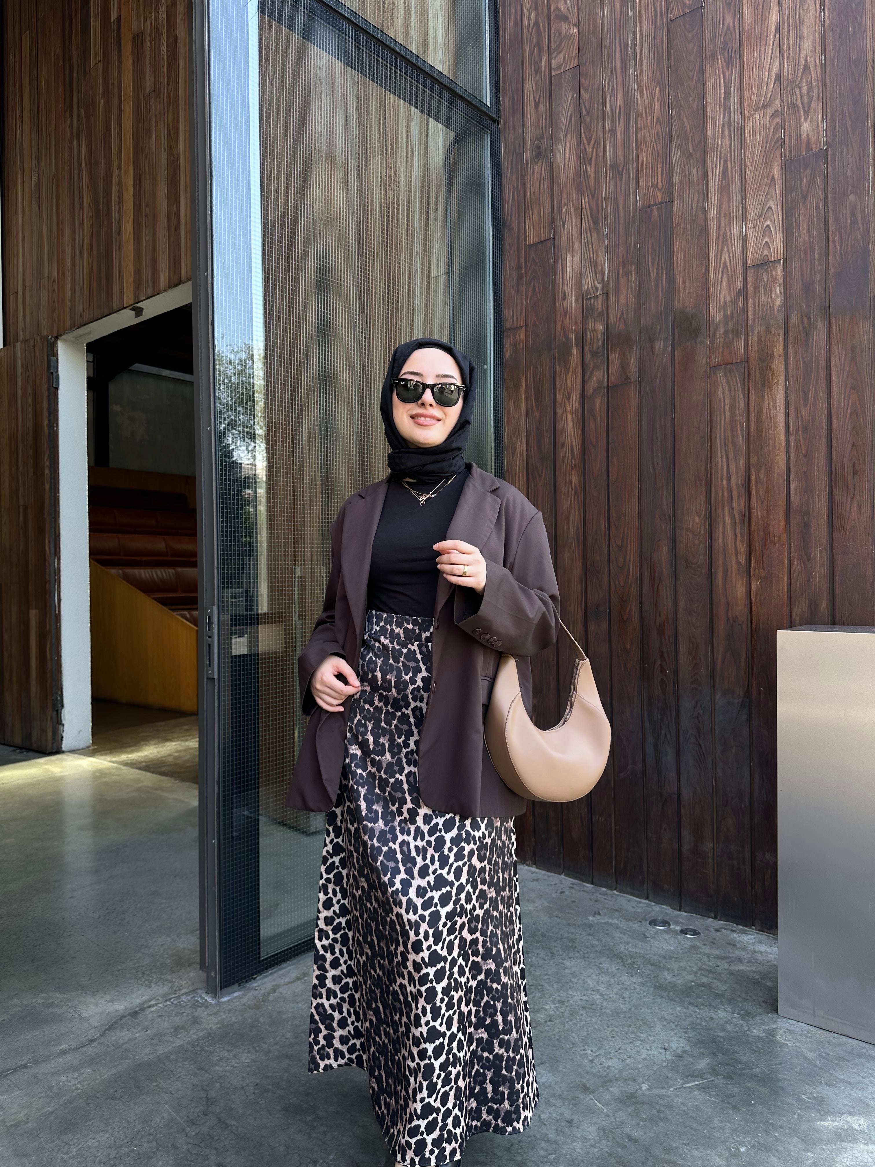 Leopar Saten Etek