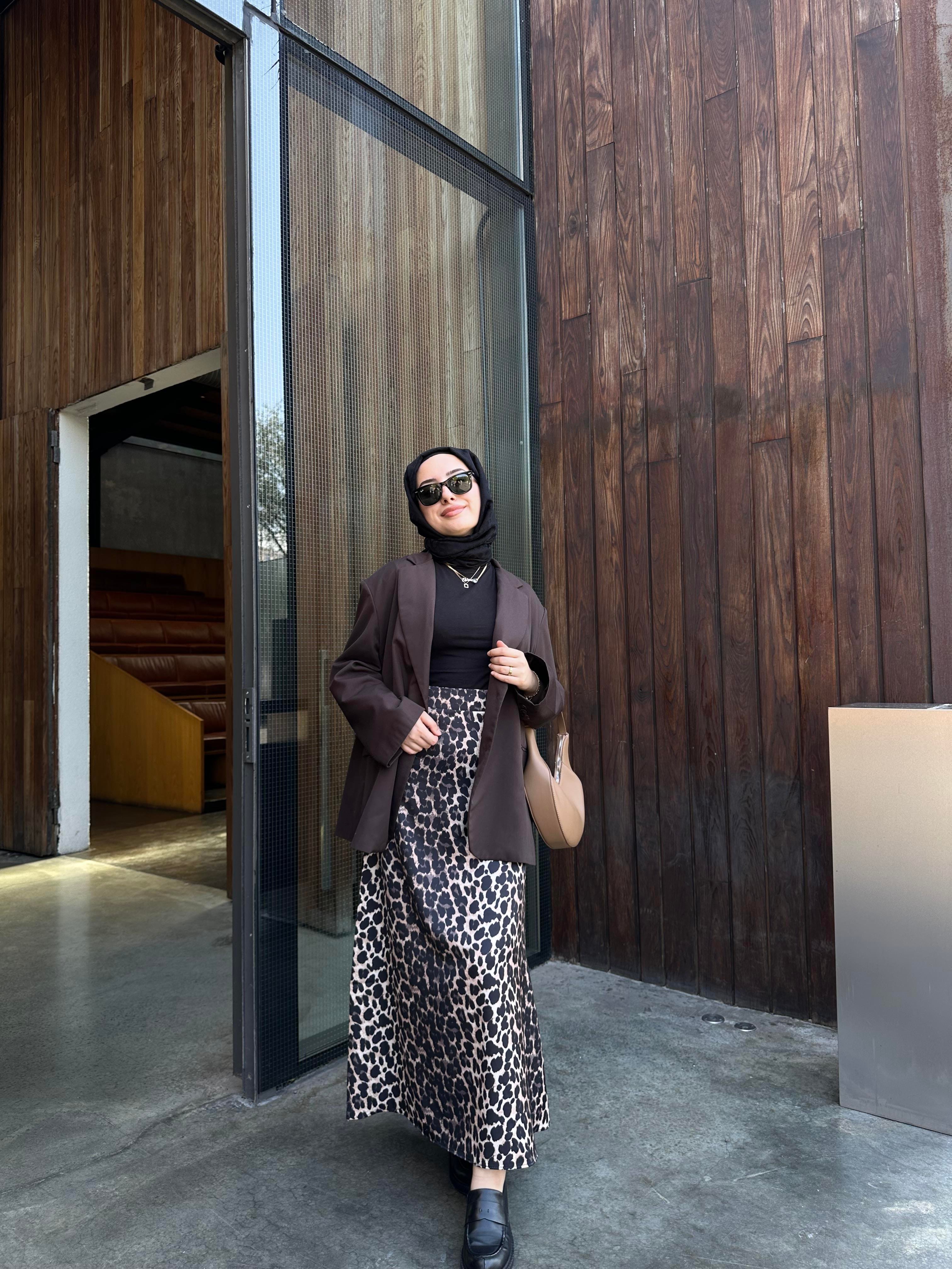 Leopar Saten Etek