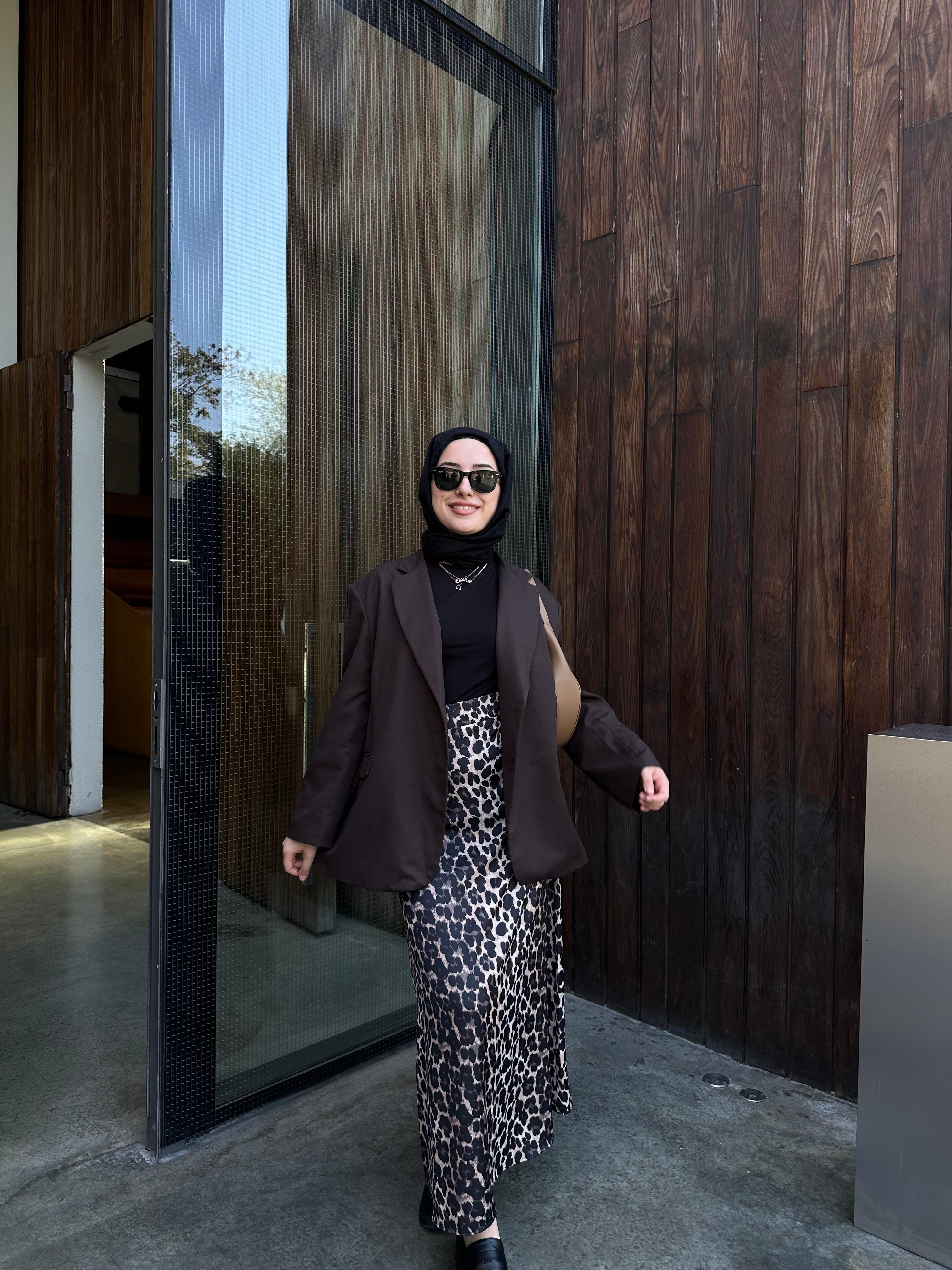 Leopar Saten Etek