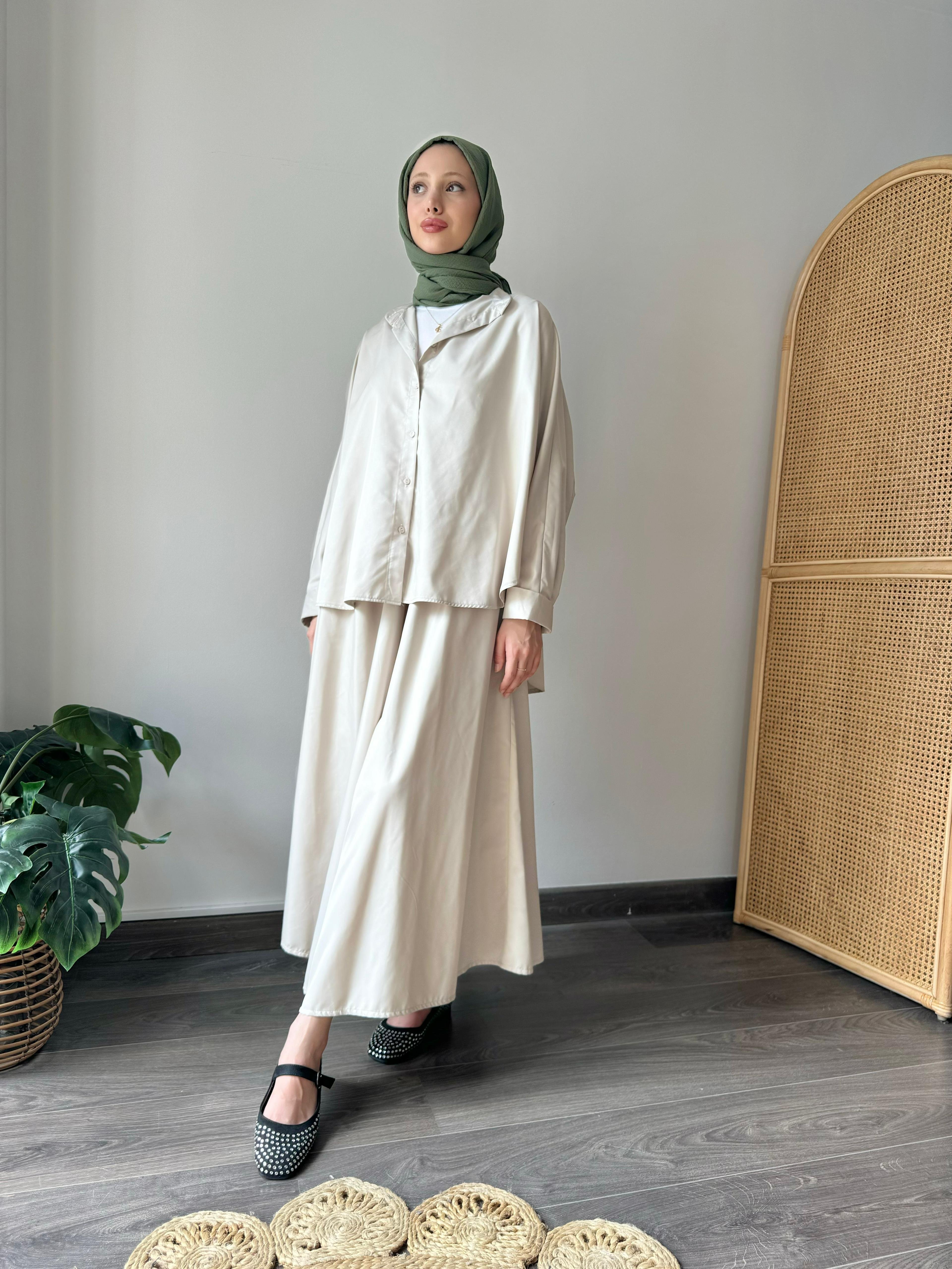 Pantolon Etekli Takım Taş