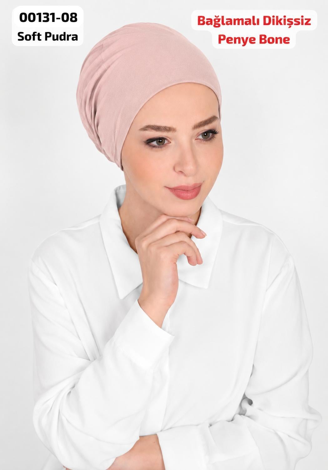 00131 Dikişsiz Penye Bone Bağlamalı