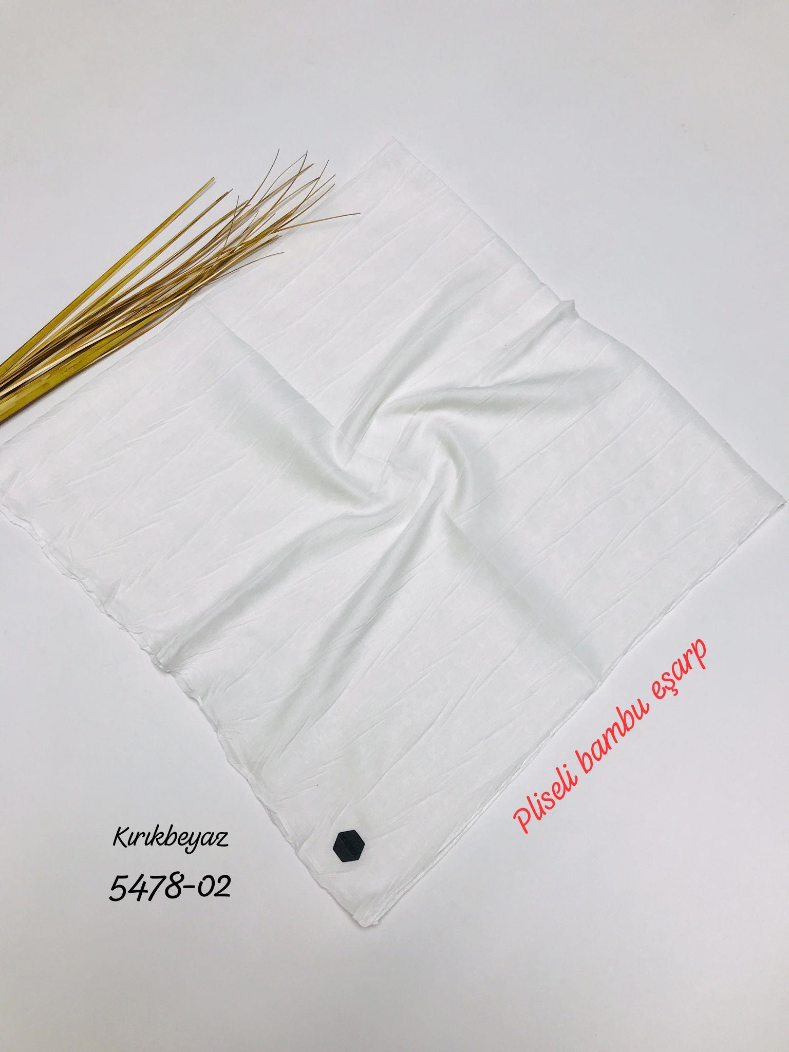 5478 Pliseli Bambu Eşarp