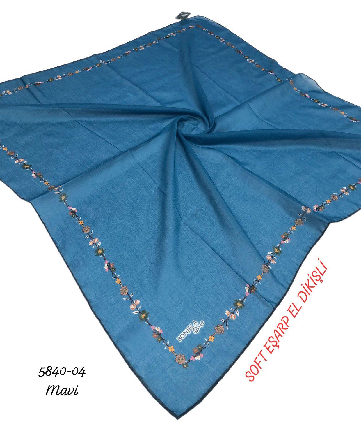 Soft Eşarp El Dikişli