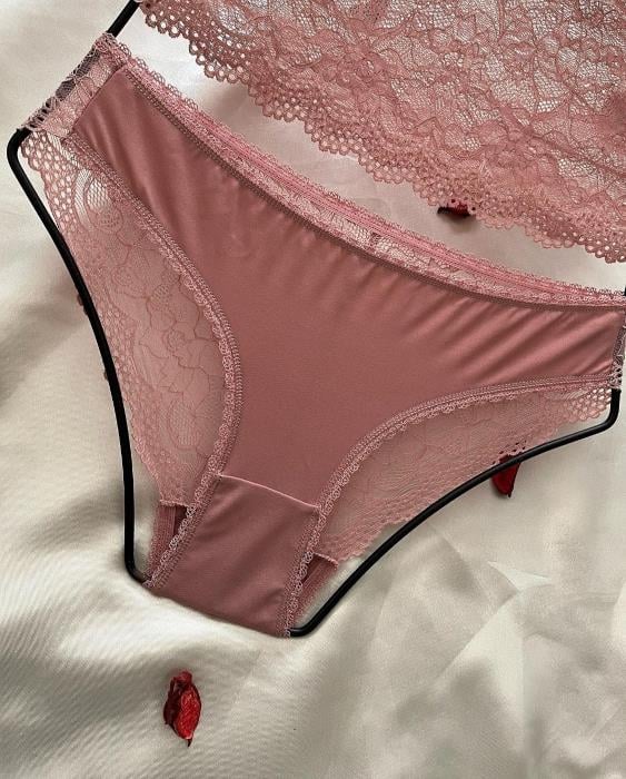Bralet Sütyen Takım Gülkurusu