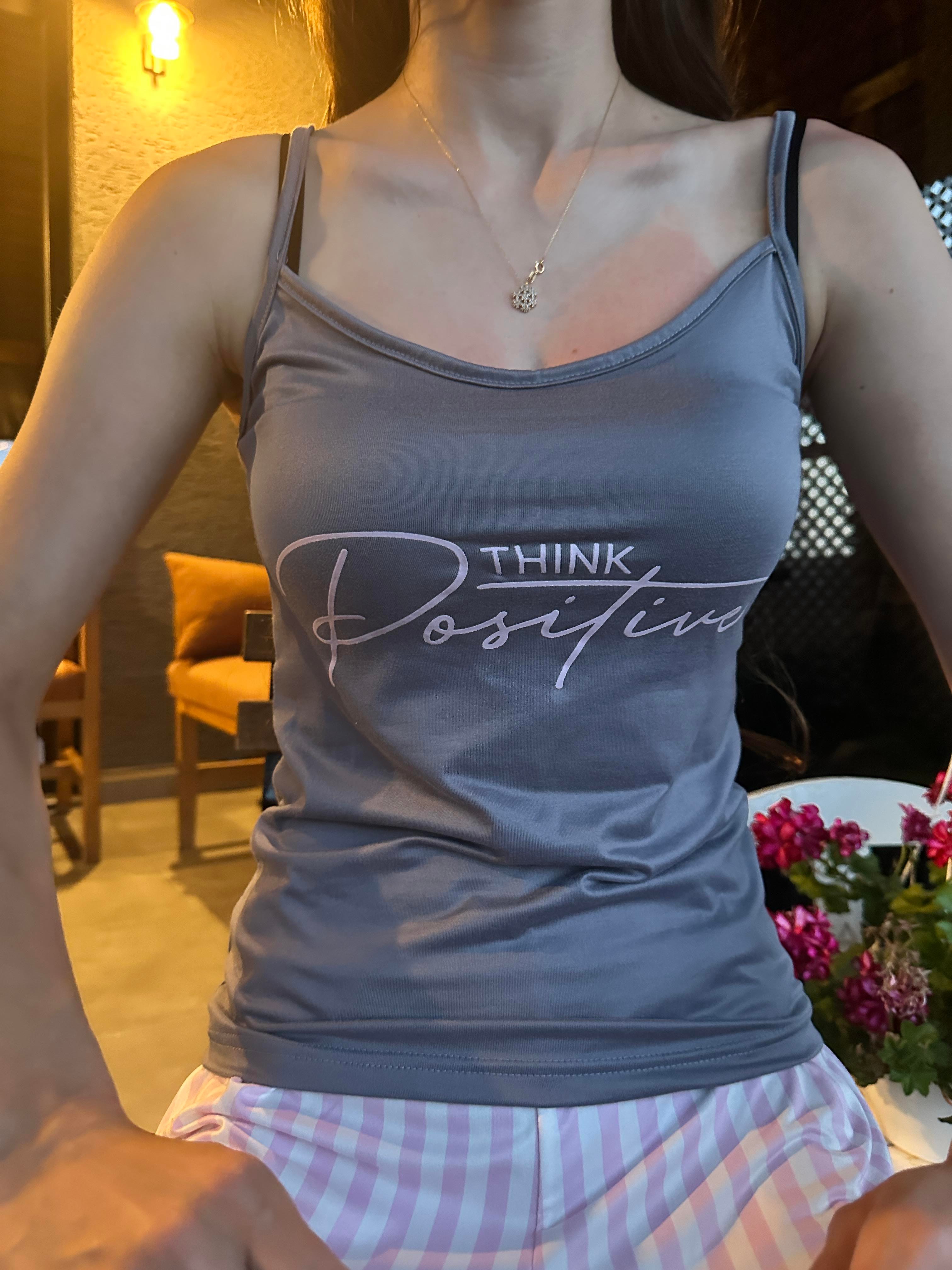 İp Askılı Çizgili Şort Milan Pijama Takım 