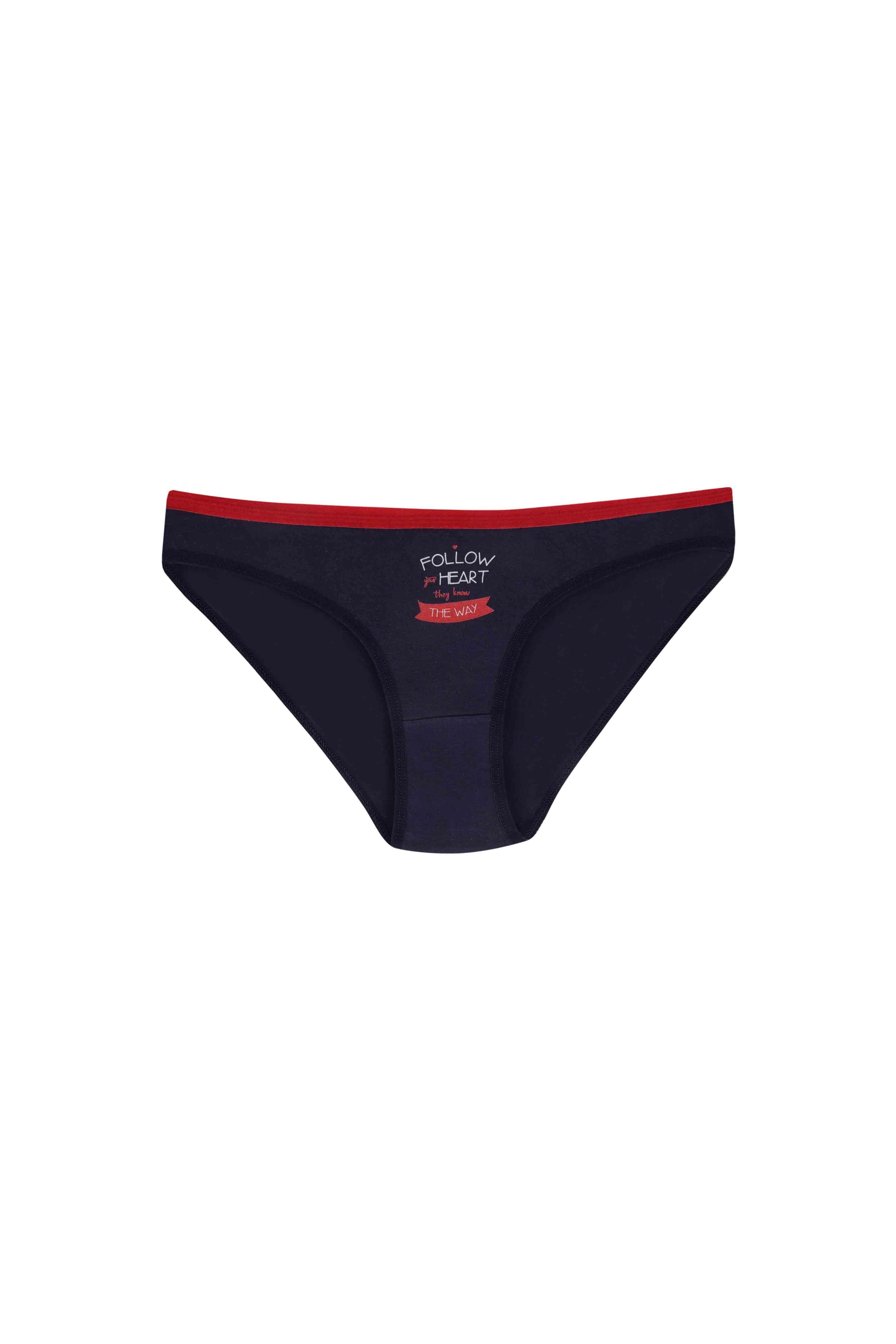 Karışık Desenli Bikini Kesim Külot Set