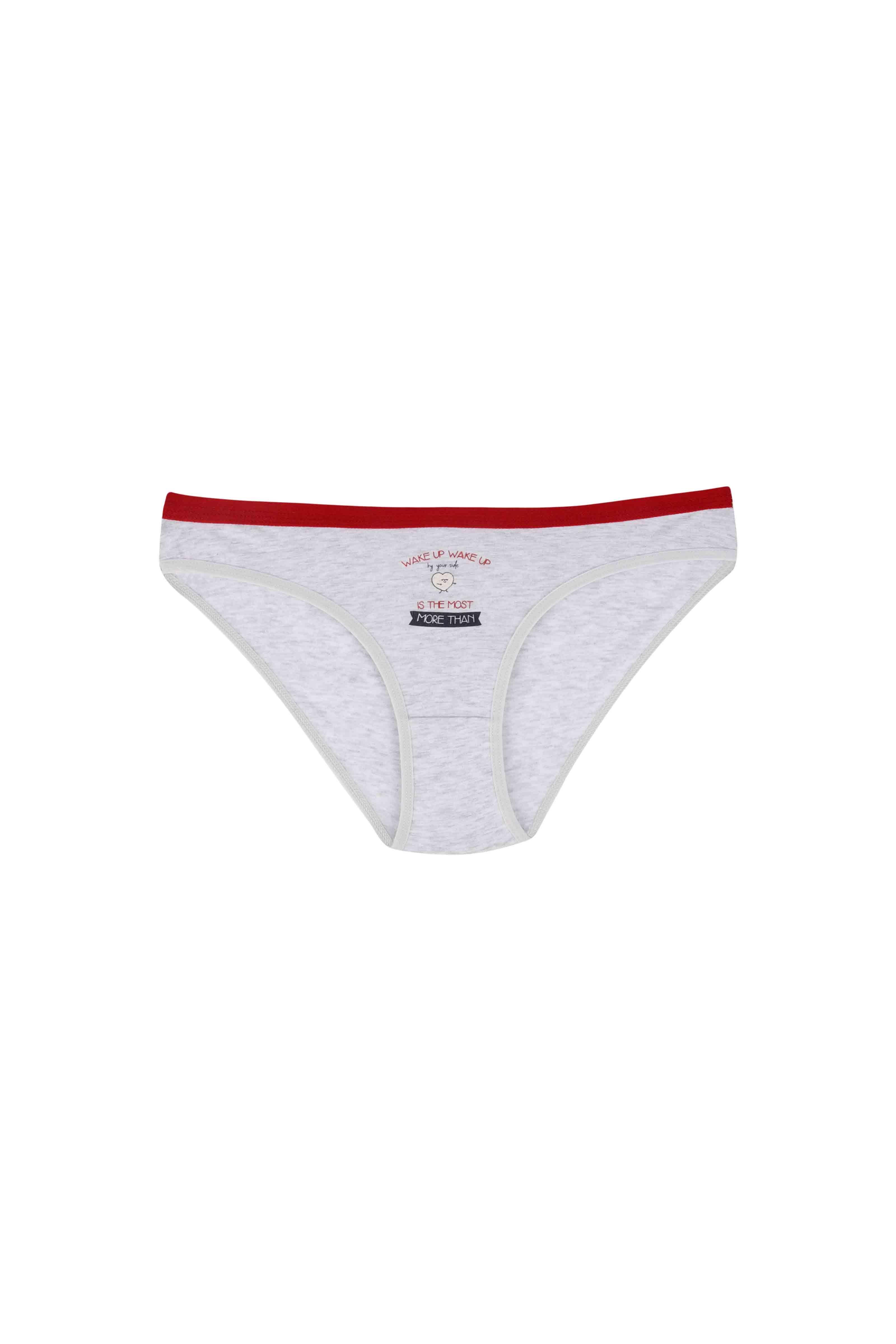 Karışık Desenli Bikini Kesim Külot Set