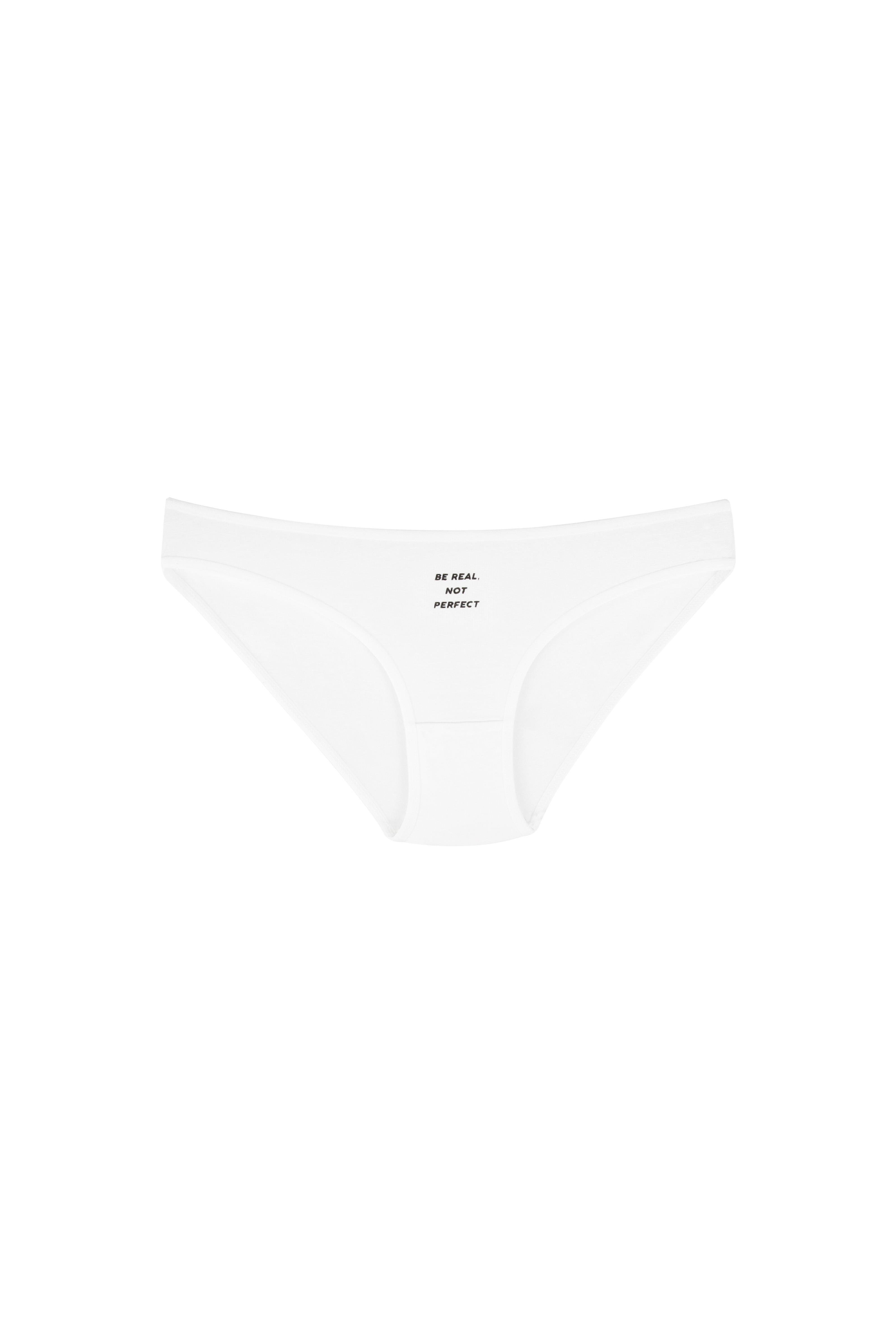 Karışık Desenli Bikini Kesim Külot Set Siyah-Beyaz