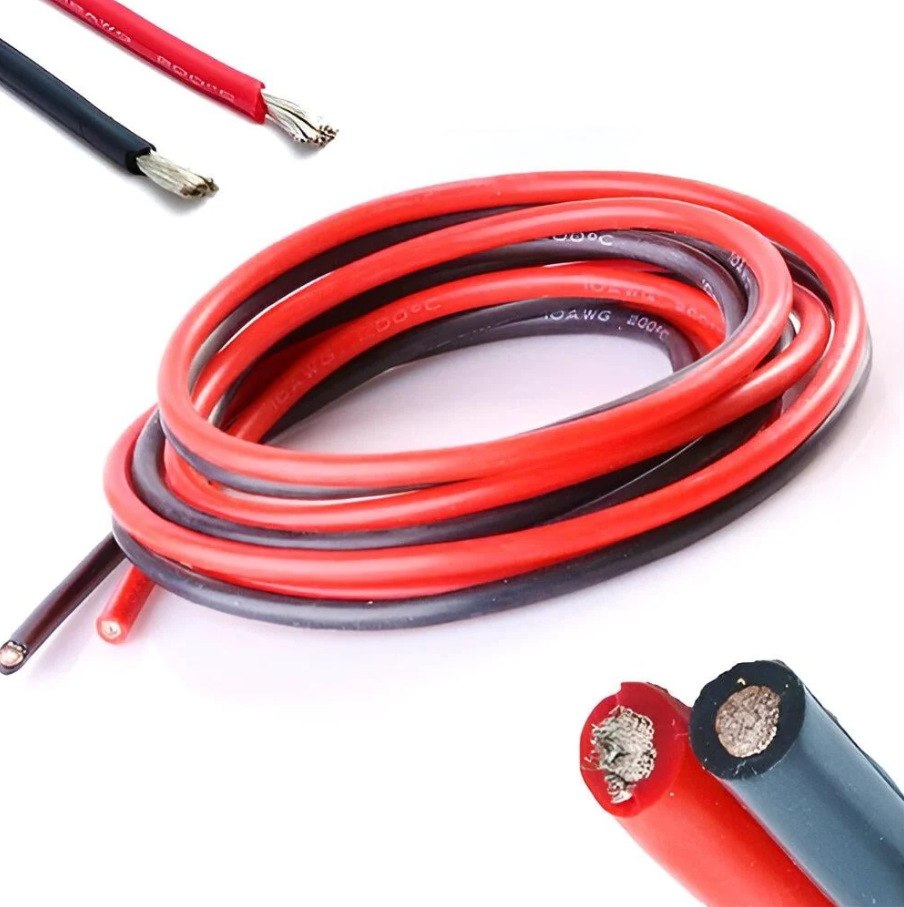 14AWG Tam Silikon Kırmızı Kablo