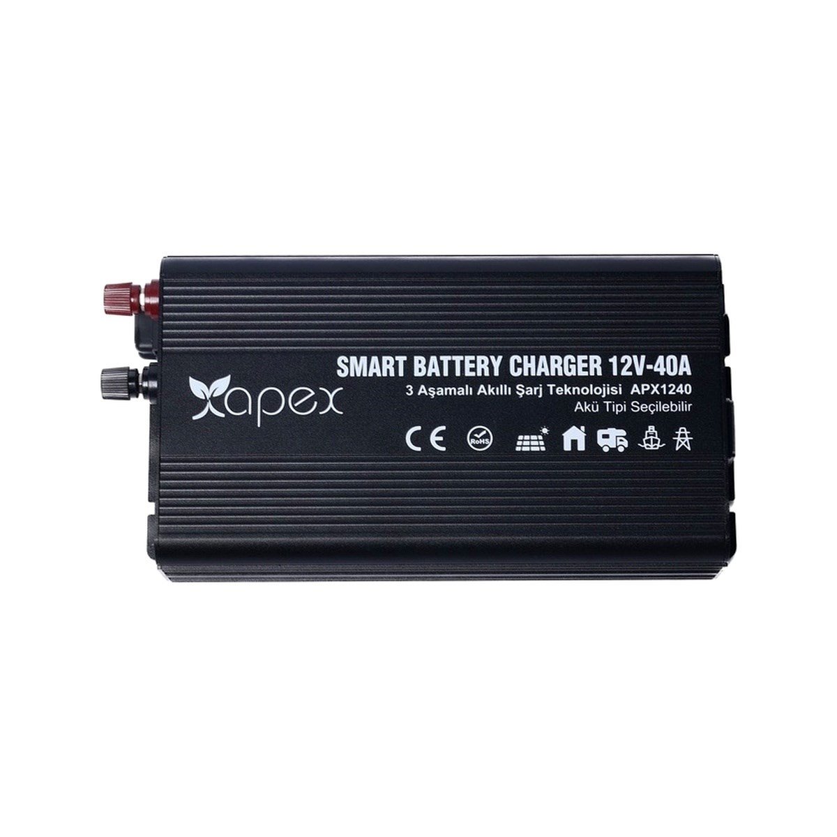 Apex 12V 40A Smart Akü Şarj Cihazı