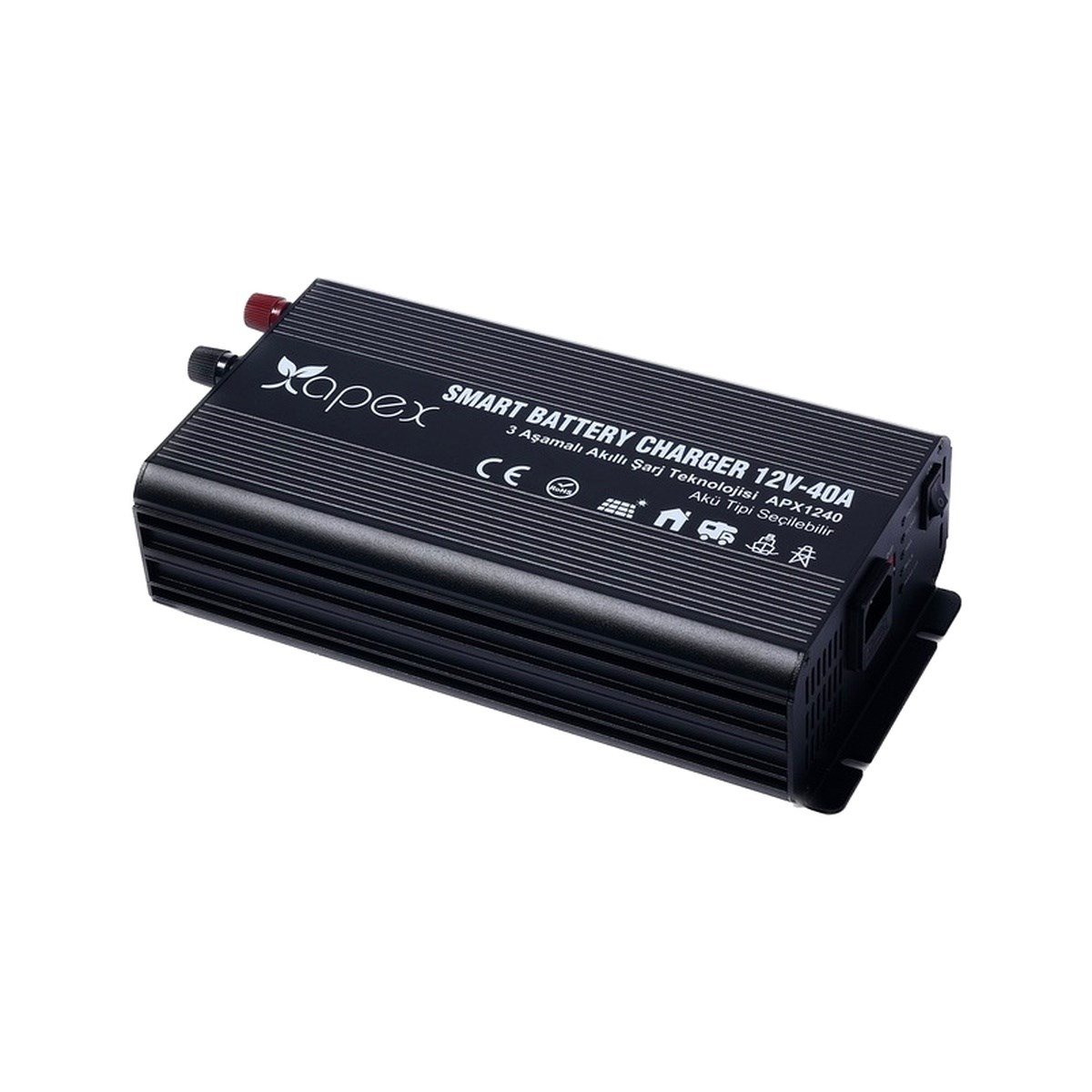 Apex 12V 40A Smart Akü Şarj Cihazı