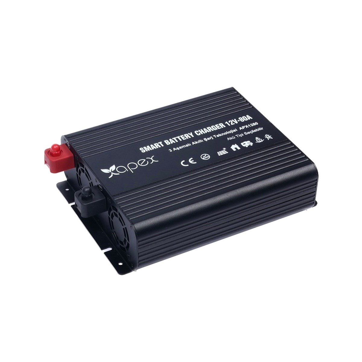 Apex 12V 80A Smart Akü Şarj Cihazı