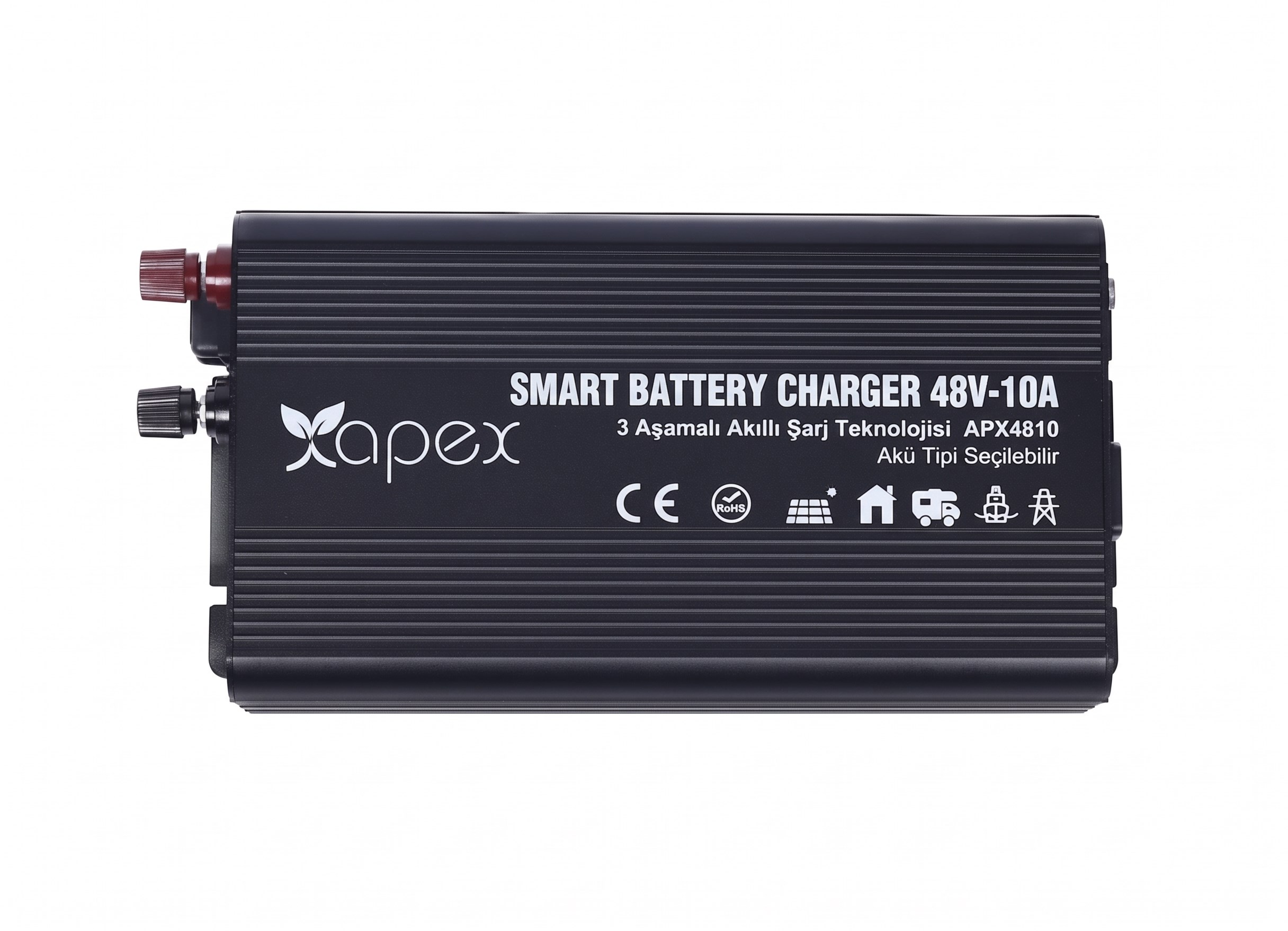 Apex 48V 10A Smart Akü Şarj Cihazı