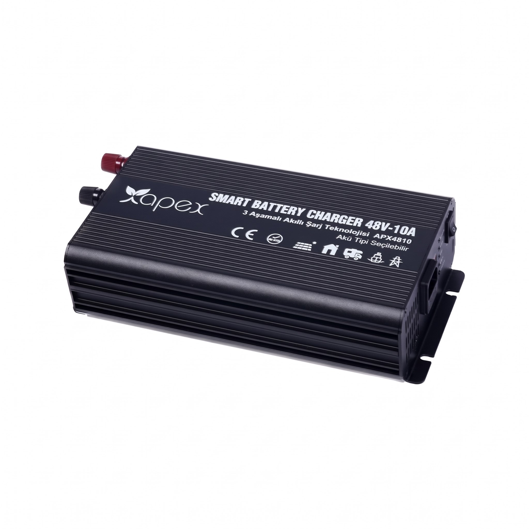 Apex 48V 10A Smart Akü Şarj Cihazı