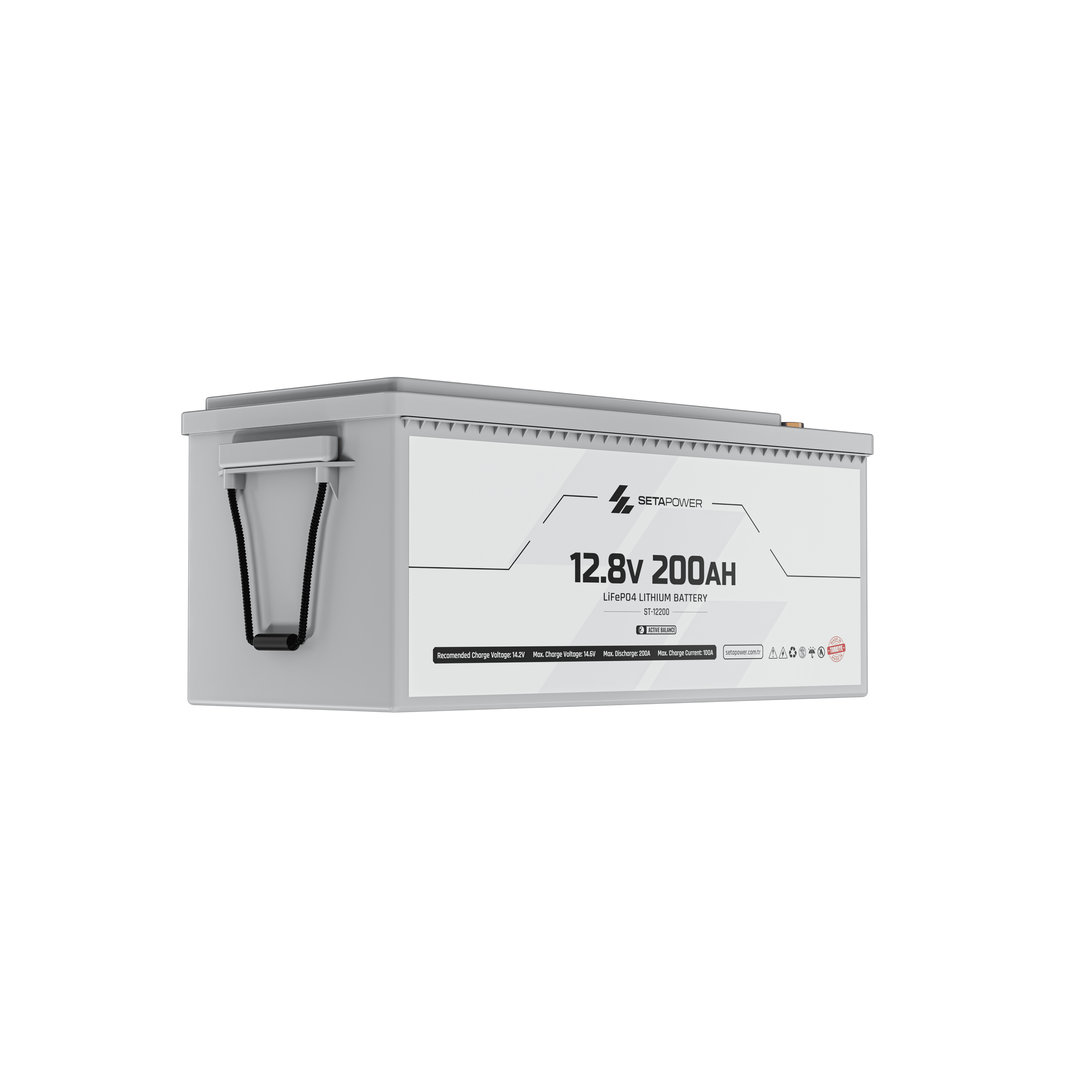 Setapower 12.8V 200AH LiFePO4 Akü