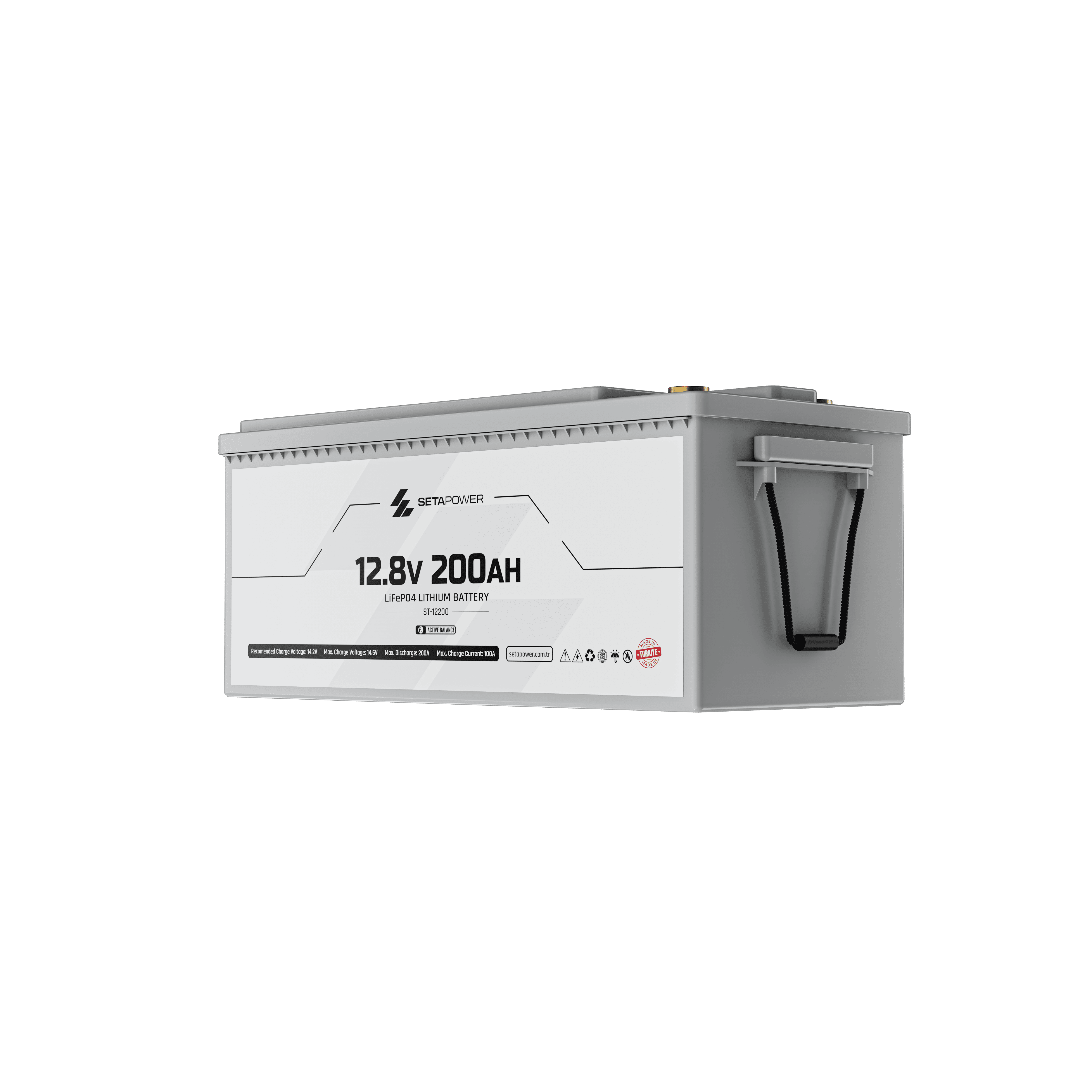 Setapower 12.8V 200AH LiFePO4 Akü