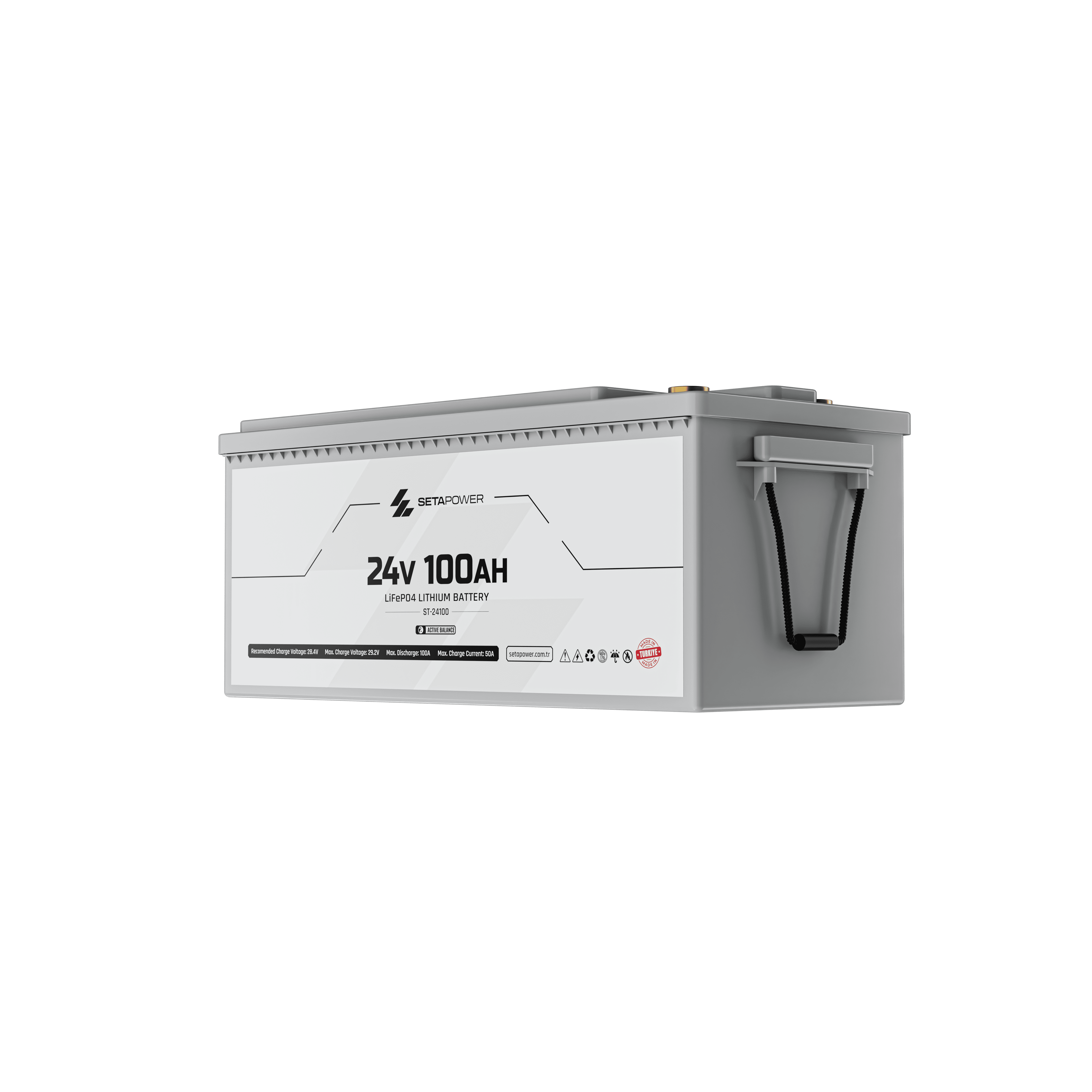 Setapower 24V 100AH LiFePO4 (Lityum) Akü