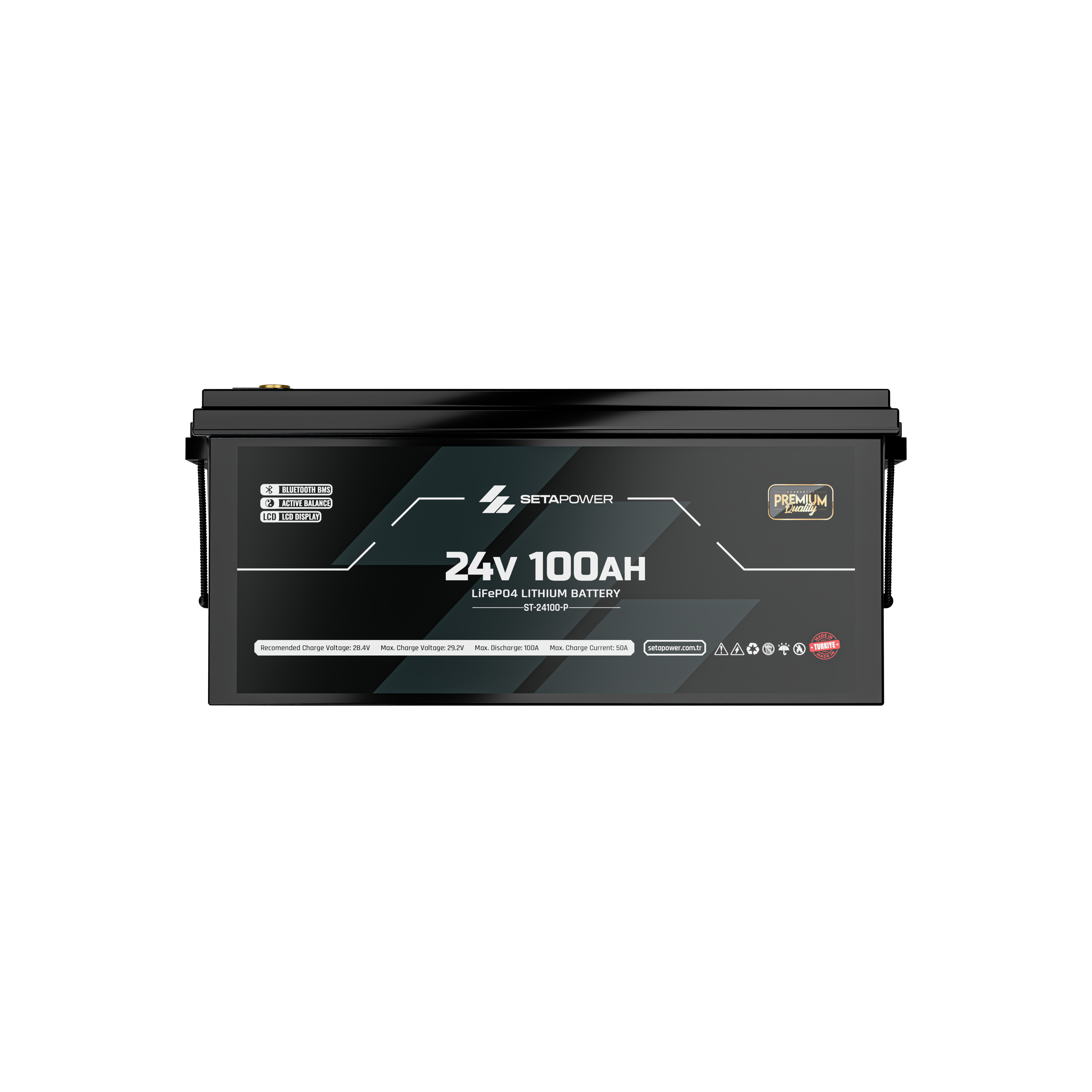 Setapower 24V 100AH Premium Serisi Lityum Akü