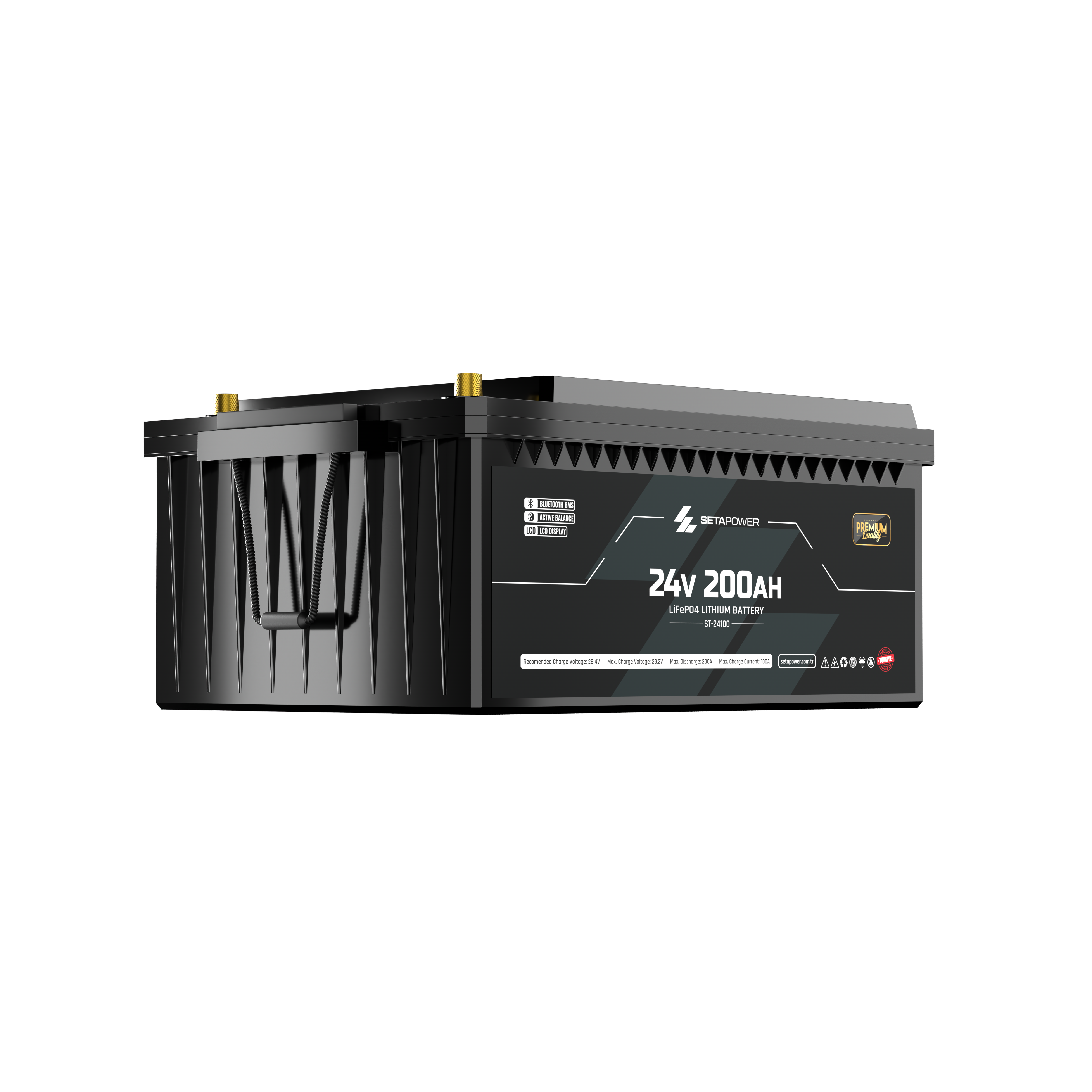 Setapower 24V 200AH Lifepo4 Premium Serisi Lityum Akü