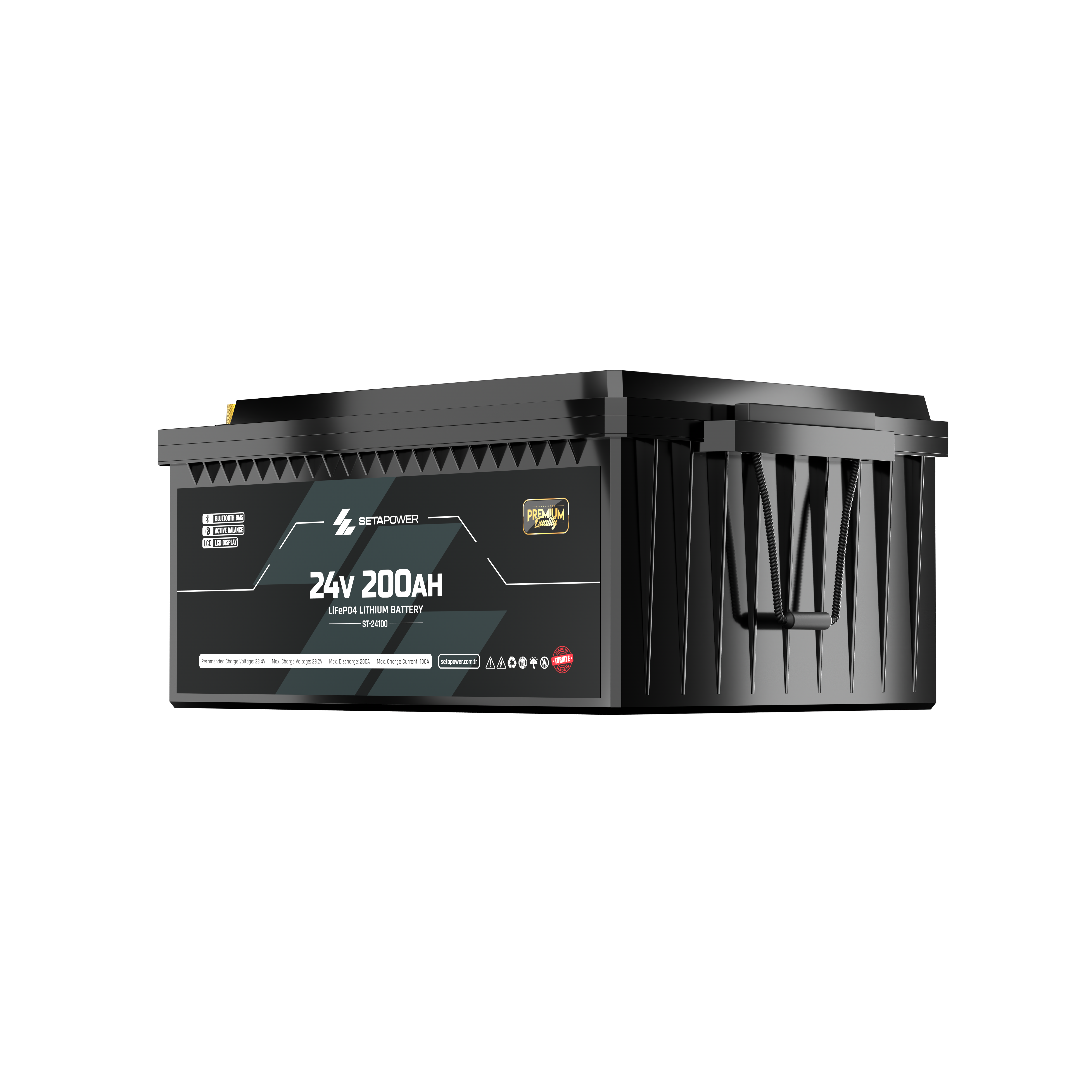 Setapower 24V 200AH Lifepo4 Premium Serisi Lityum Akü