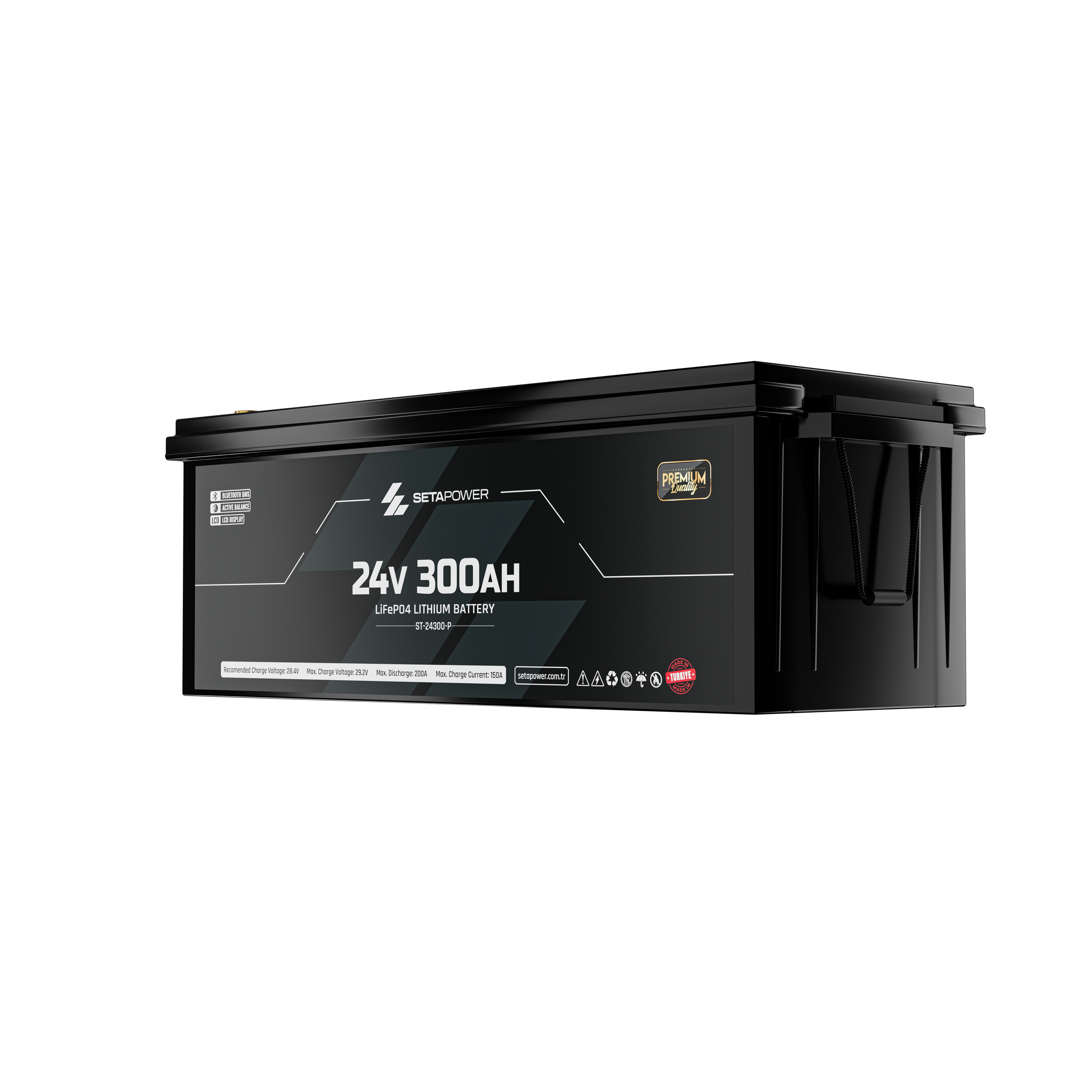 Setapower 24V 300AH Lifepo4 Premium Serisi Lityum Akü
