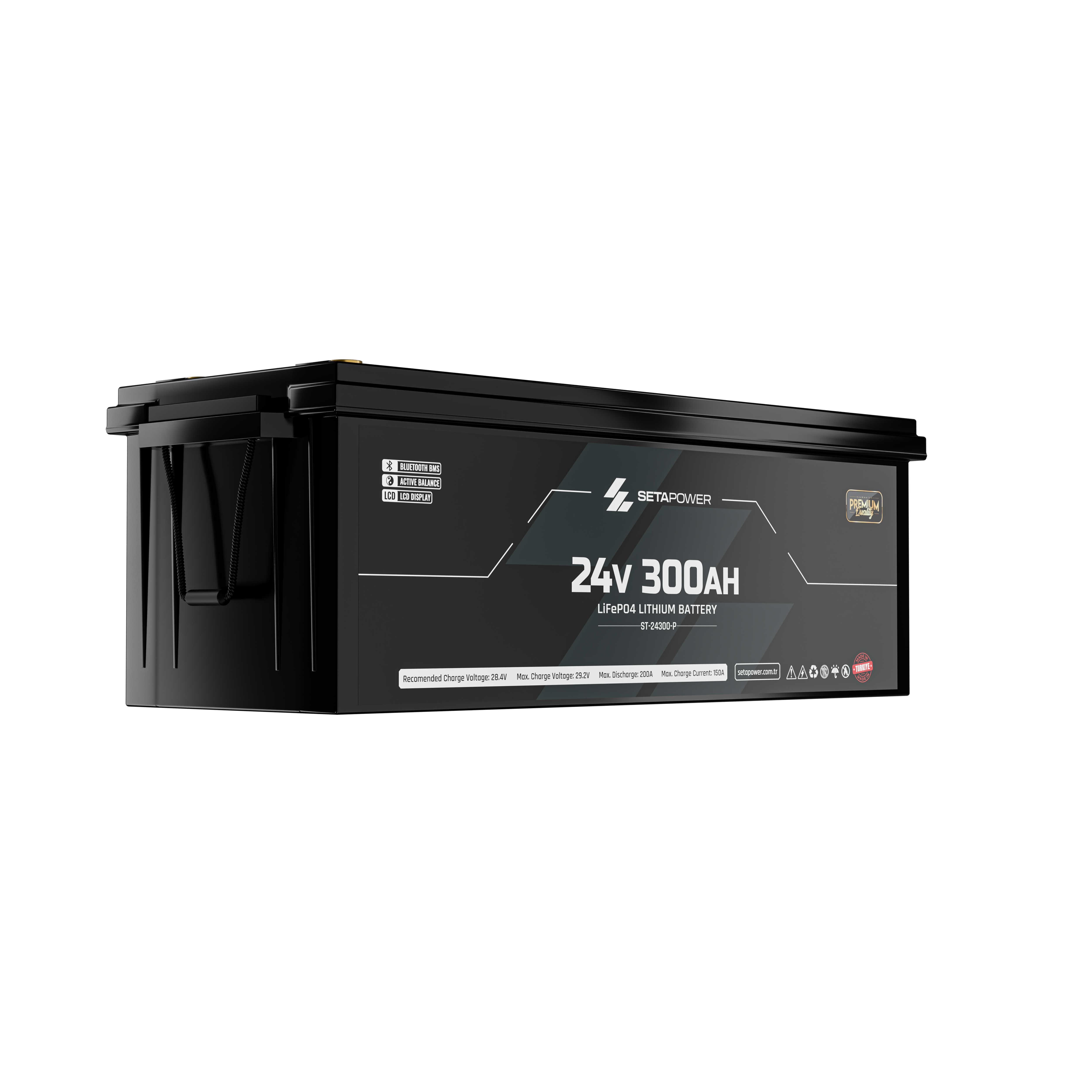 Setapower 24V 300AH Lifepo4 Premium Serisi Lityum Akü