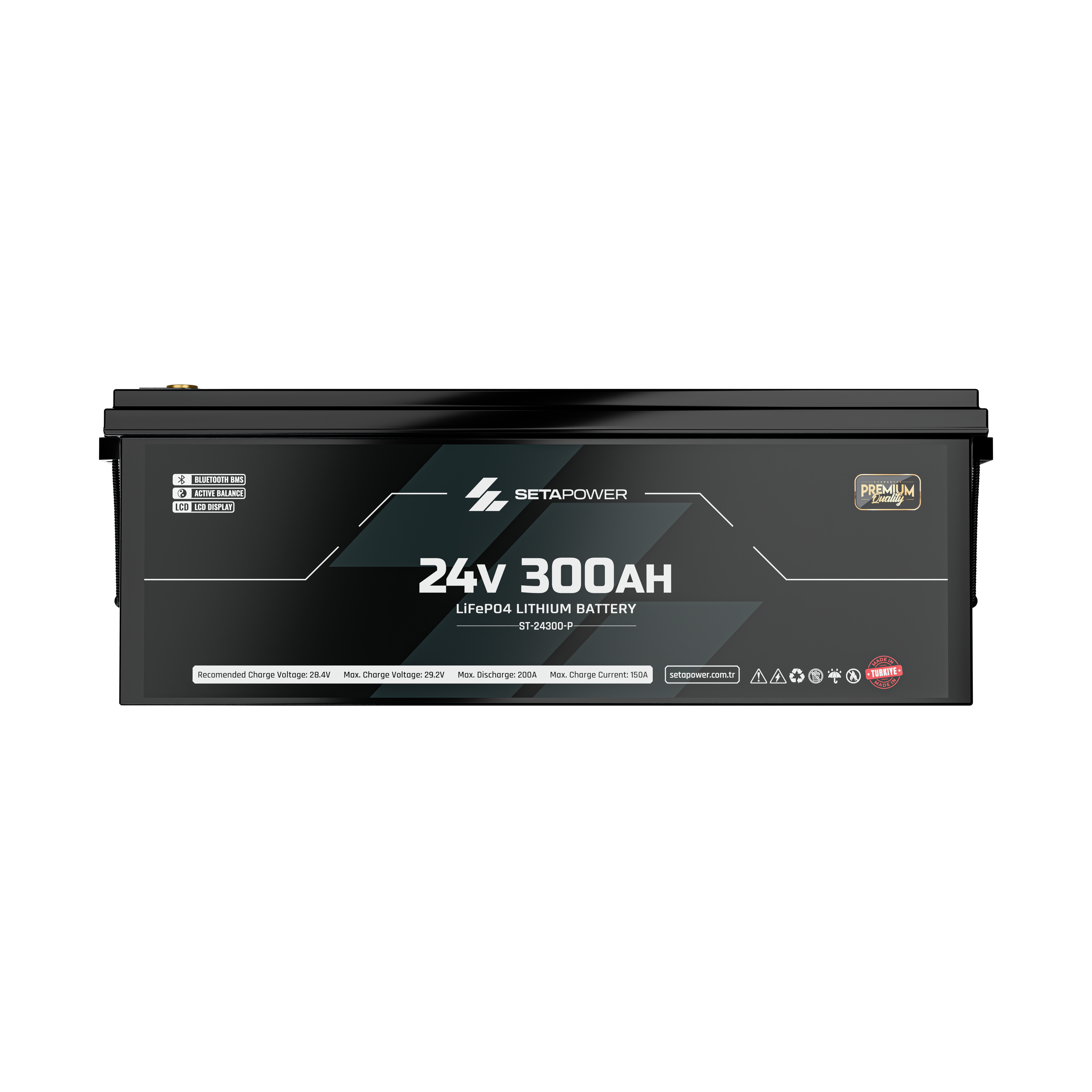 Setapower 24V 300AH Lifepo4 Premium Serisi Lityum Akü