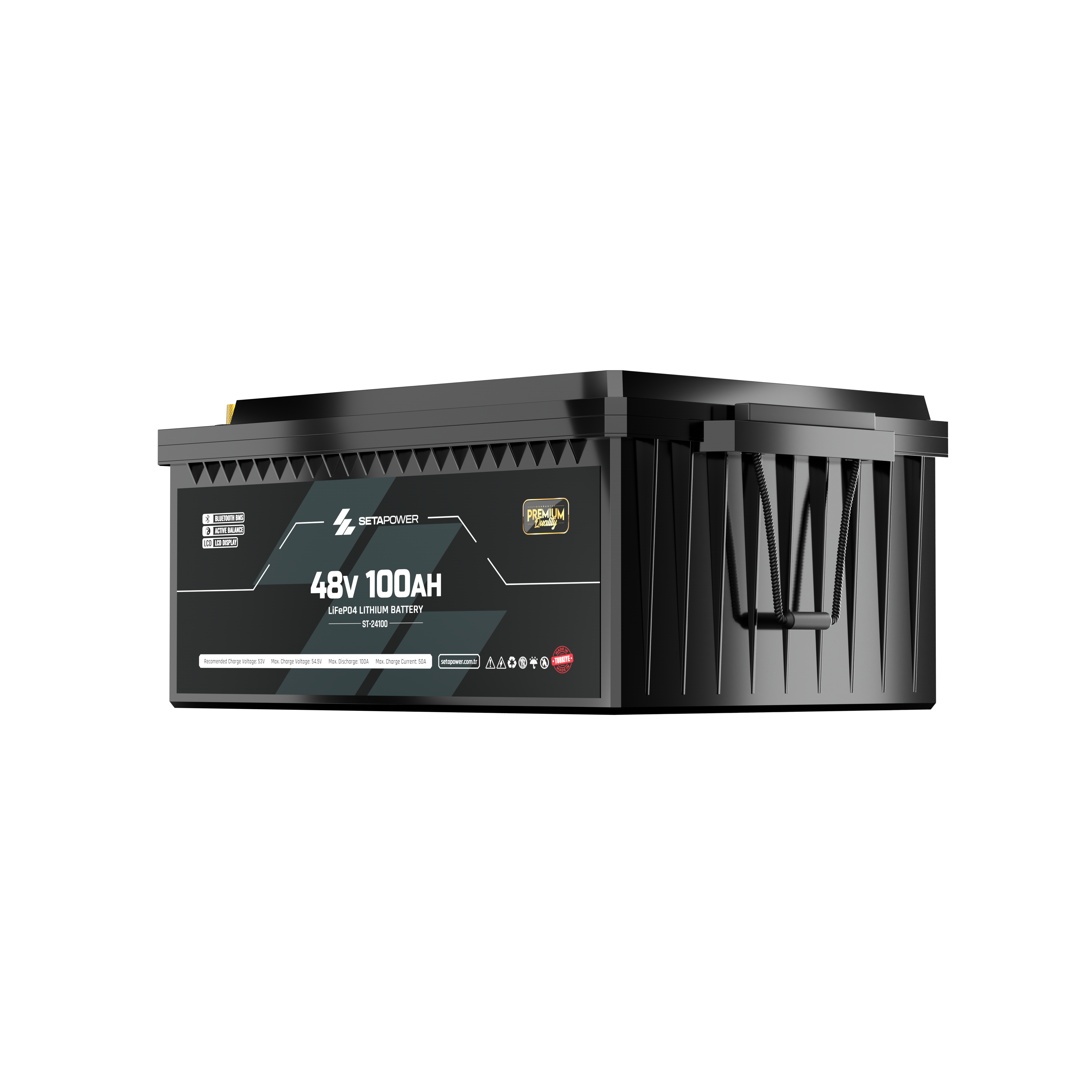 Setapower 48V 100AH Lifepo4 Premium Serisi Lityum Akü