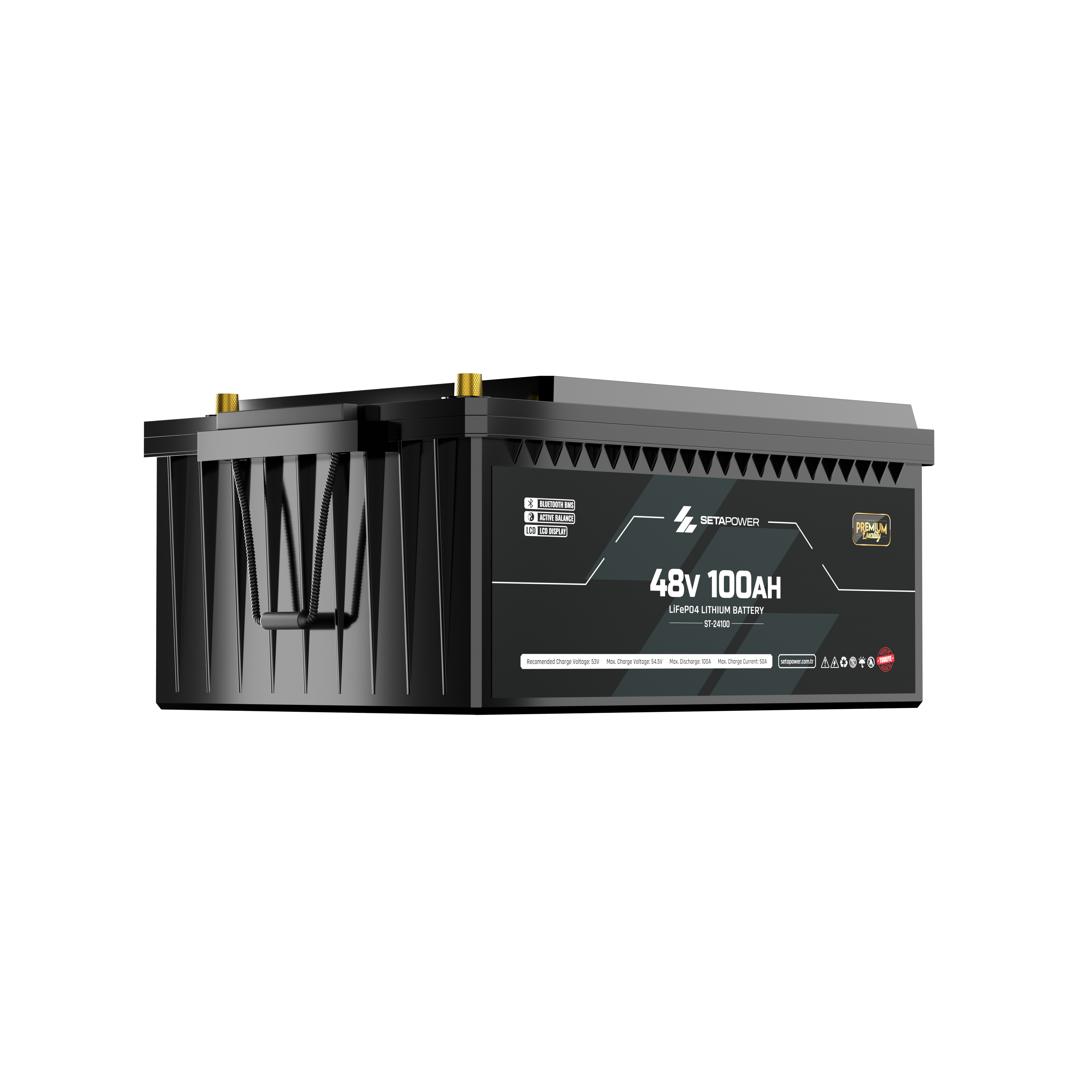 Setapower 48V 100AH Lifepo4 Premium Serisi Lityum Akü