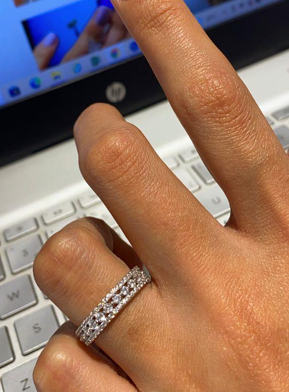 Çift Sıralı Luna Tamtur Yüzük