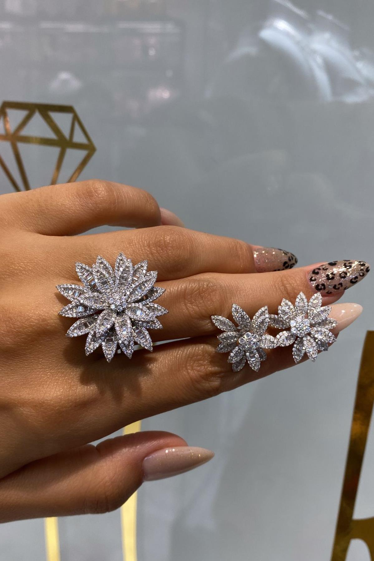 İthal Baguette Flories Yüzük