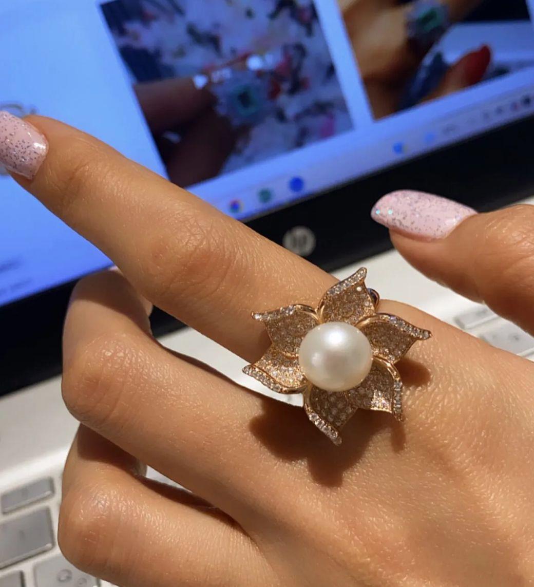 İthal Barok İnci Beitz Yüzük