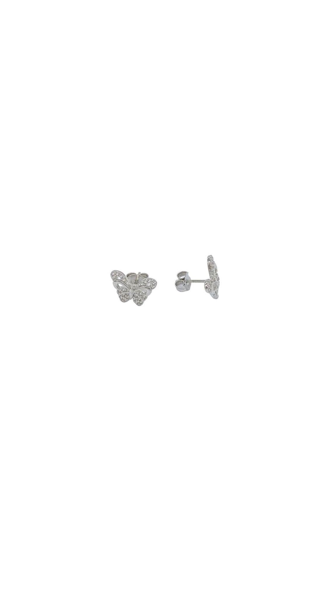 İthal Butterflies Küpe