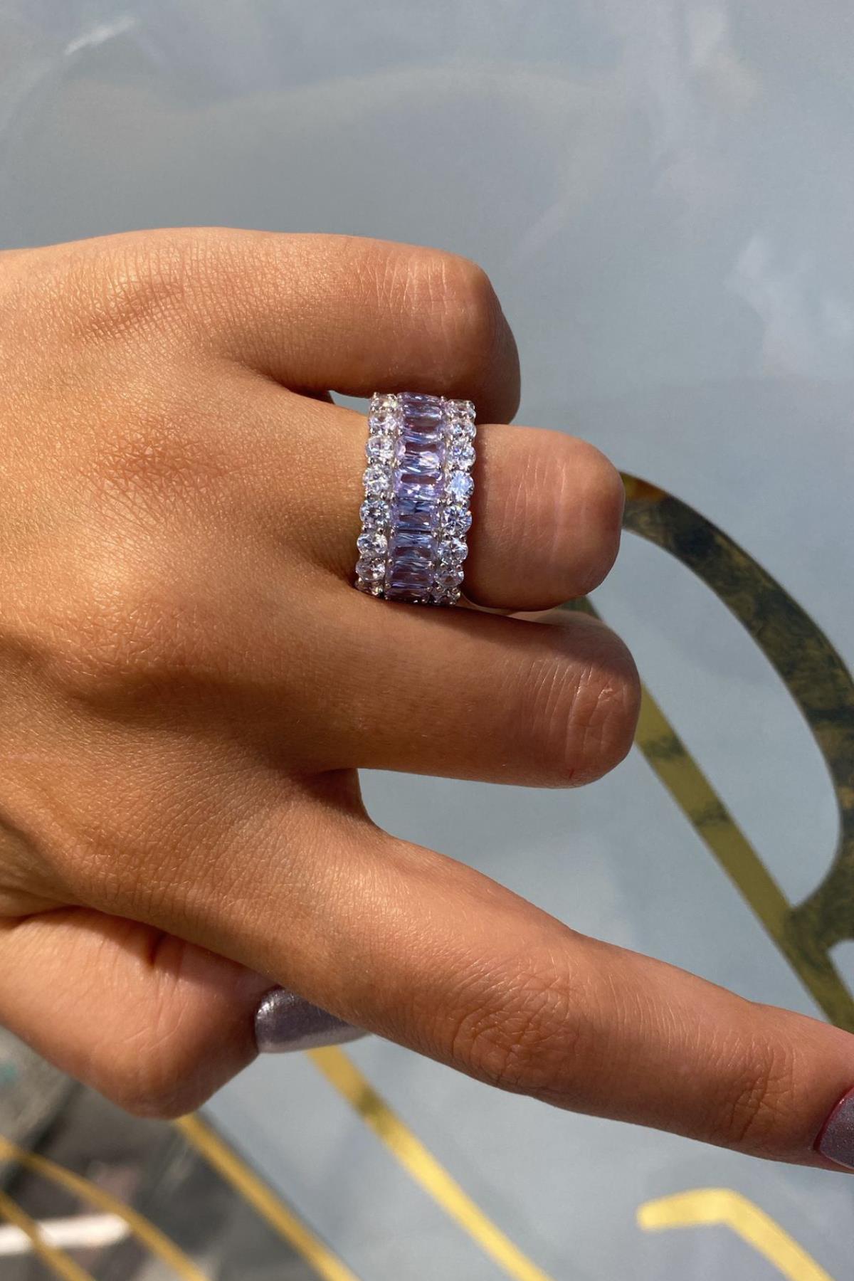 İthal Celia Lila Tamtur Yüzük