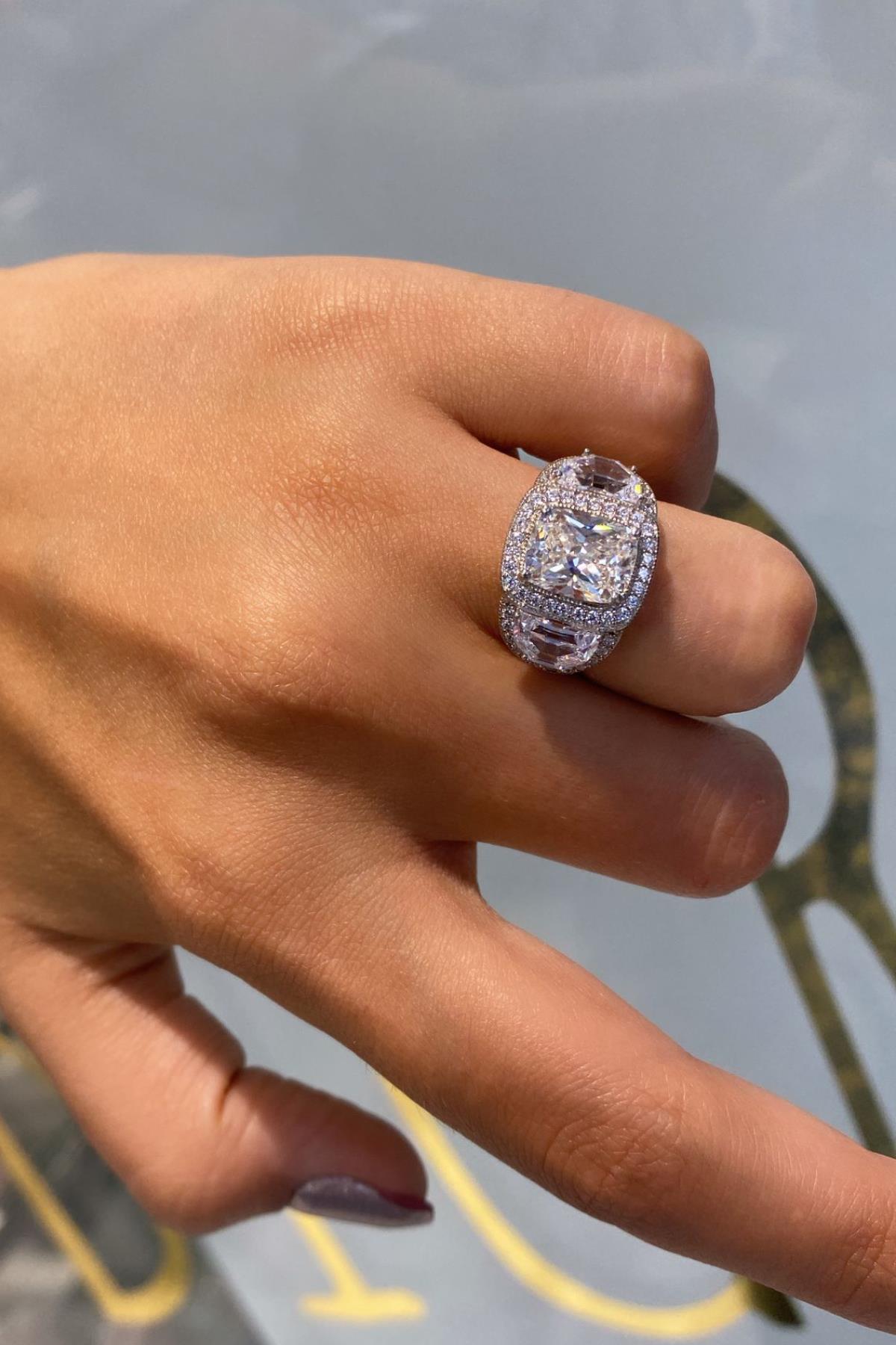 İthal Celia Tries Baguette Yüzük