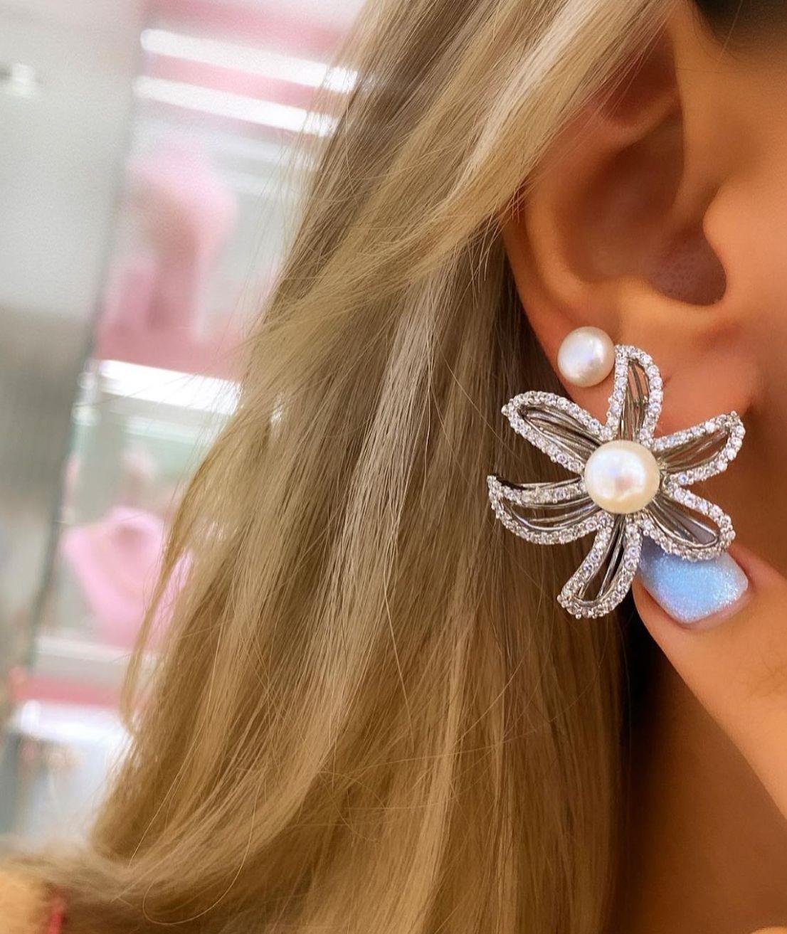 İthal Florie Pearl Küpe