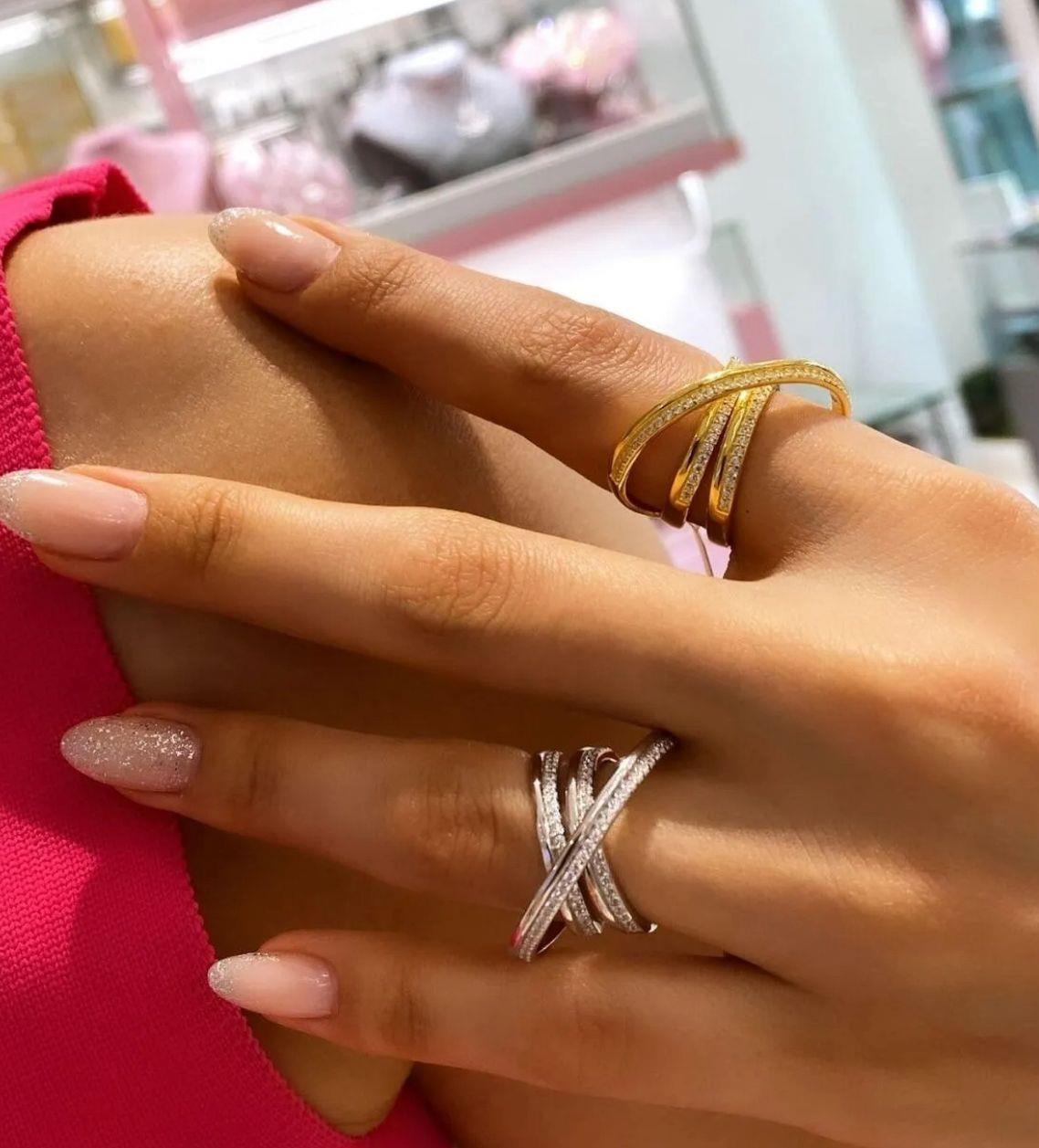 İthal Goldie Çapraz Yüzük