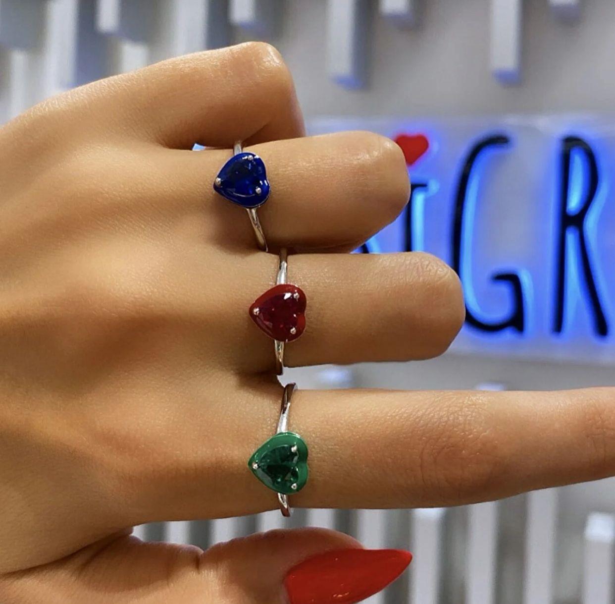 İthal Greeny Cuore Yüzük