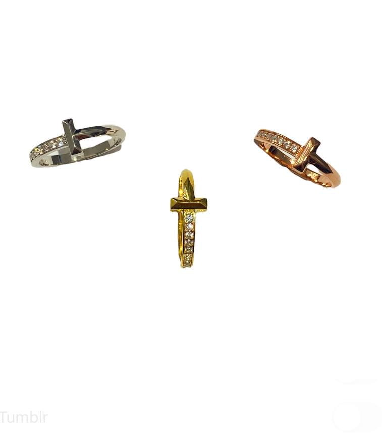 İthal Half Taşlı T Yüzük