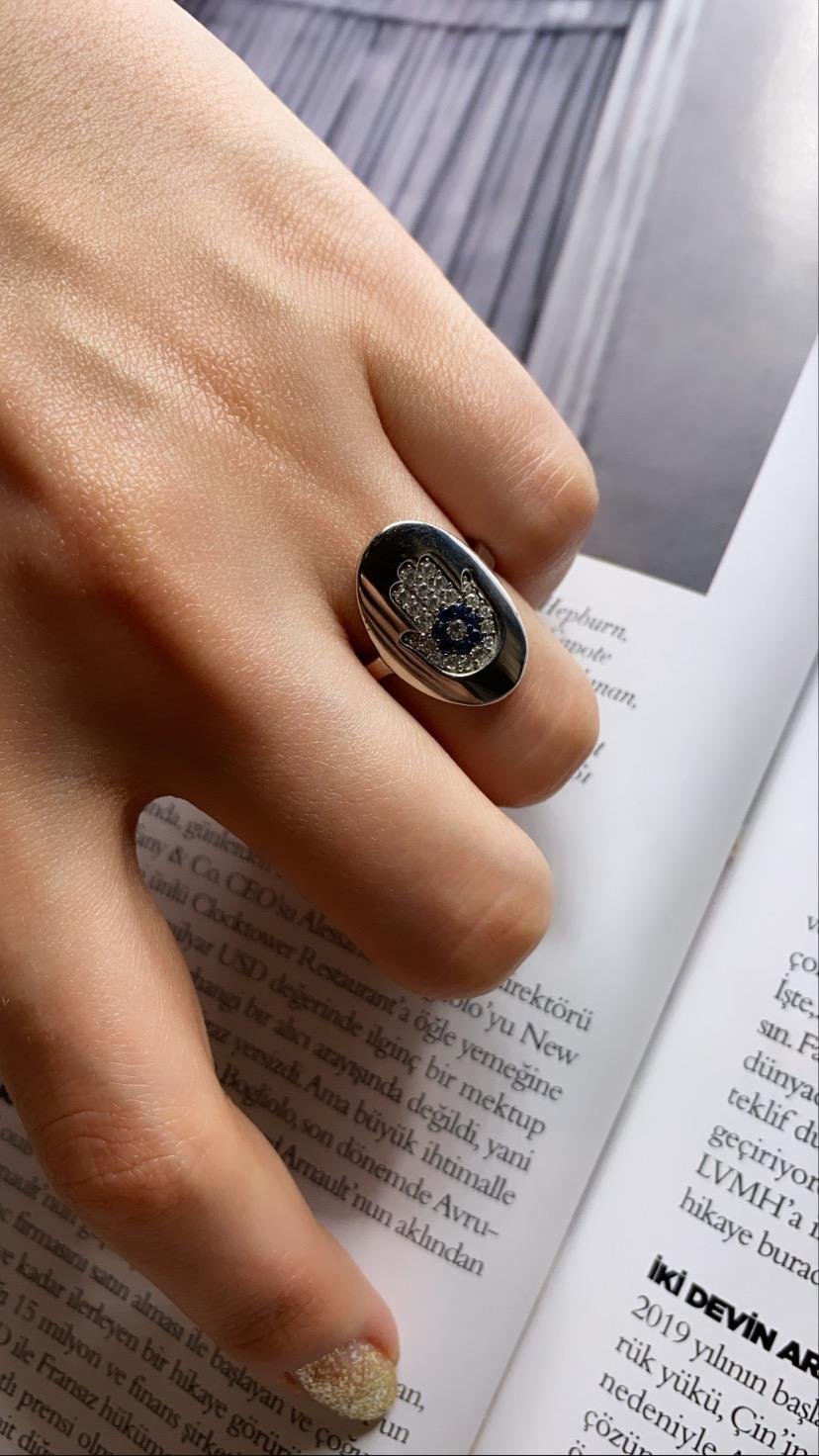 İthal Hamsa Yüzük