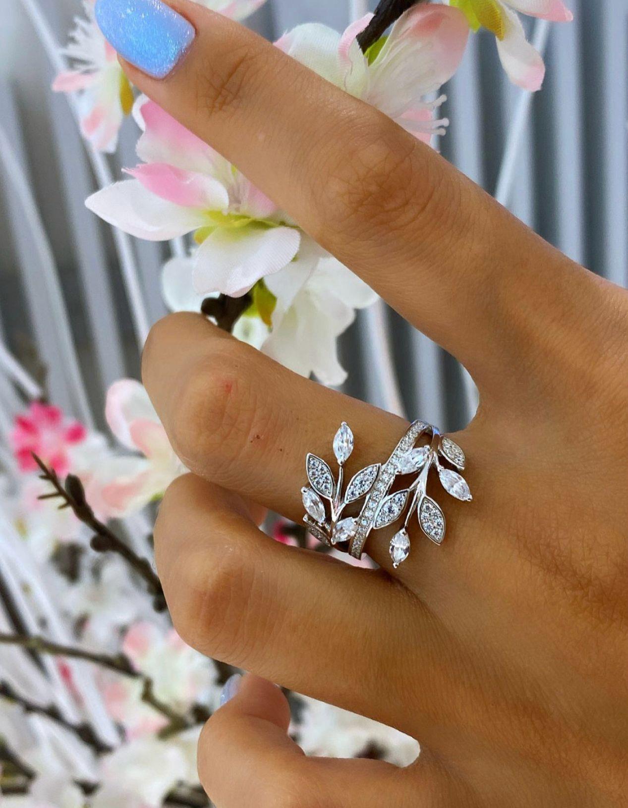 İthal Marquise Dal Yüzük