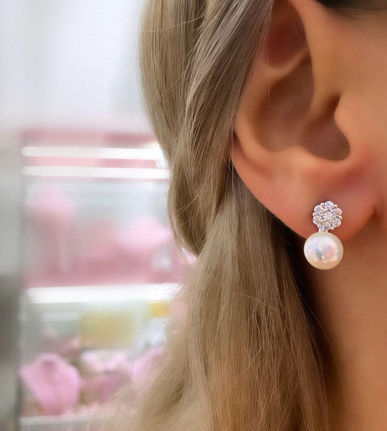 İthal Pearl Tria Fli Küpe