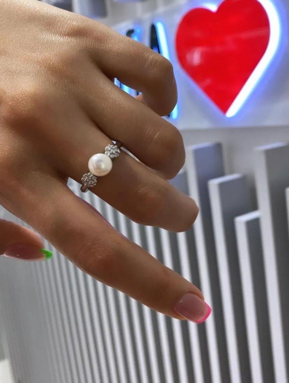 İthal Pearl Tria Fli Yüzük