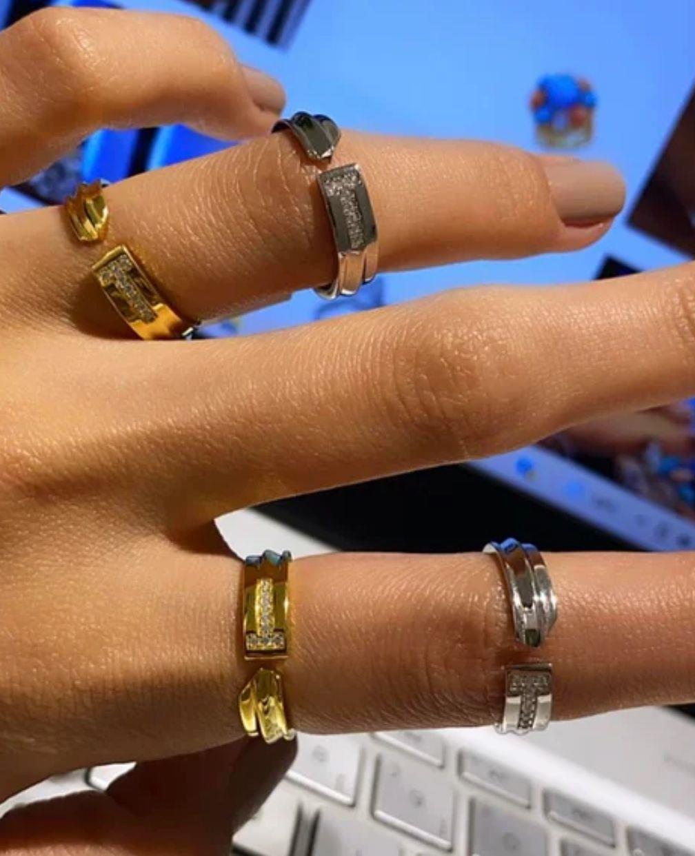 İthal Plaka T Yüzük